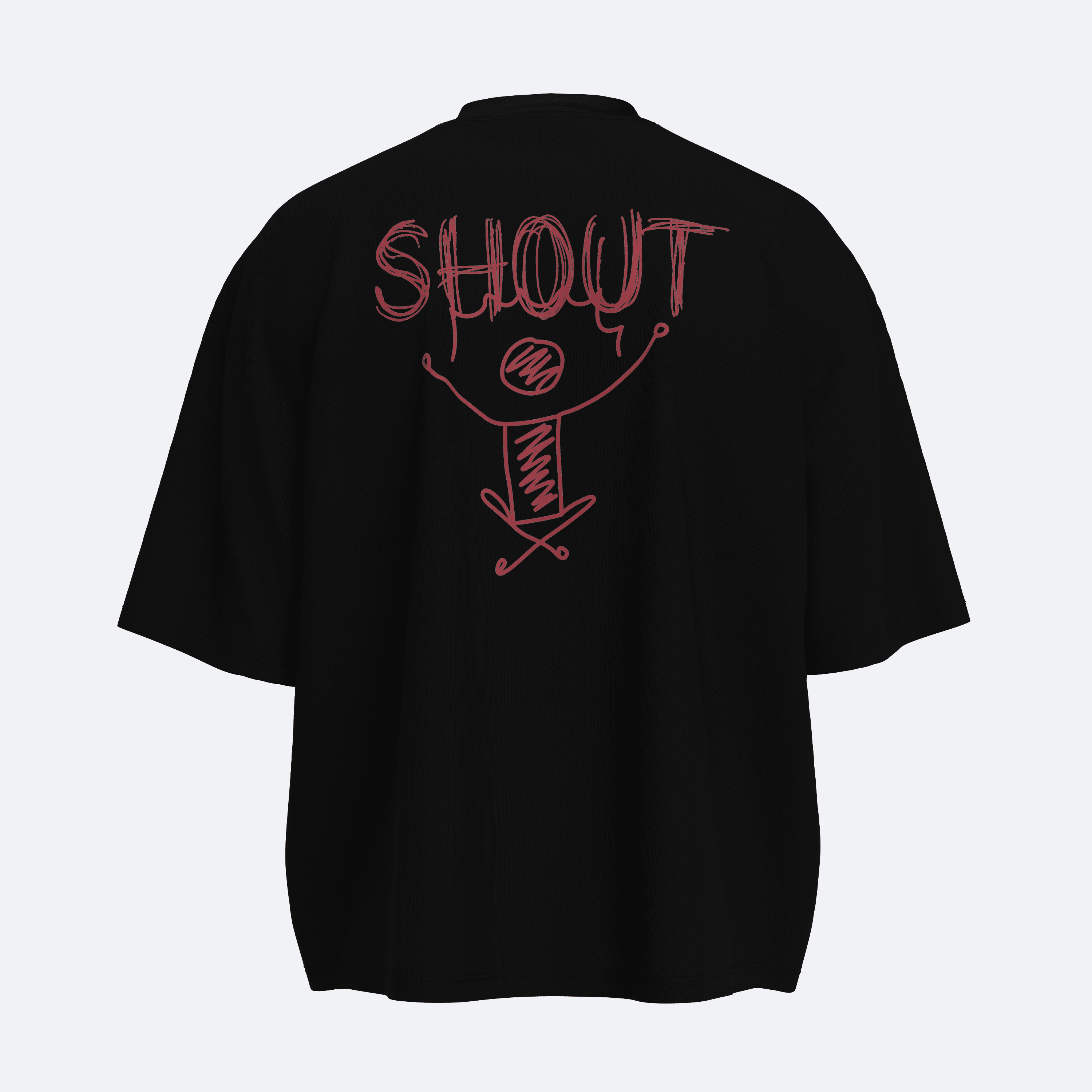 Shout AGES Unisex Boxy Fit Tişört