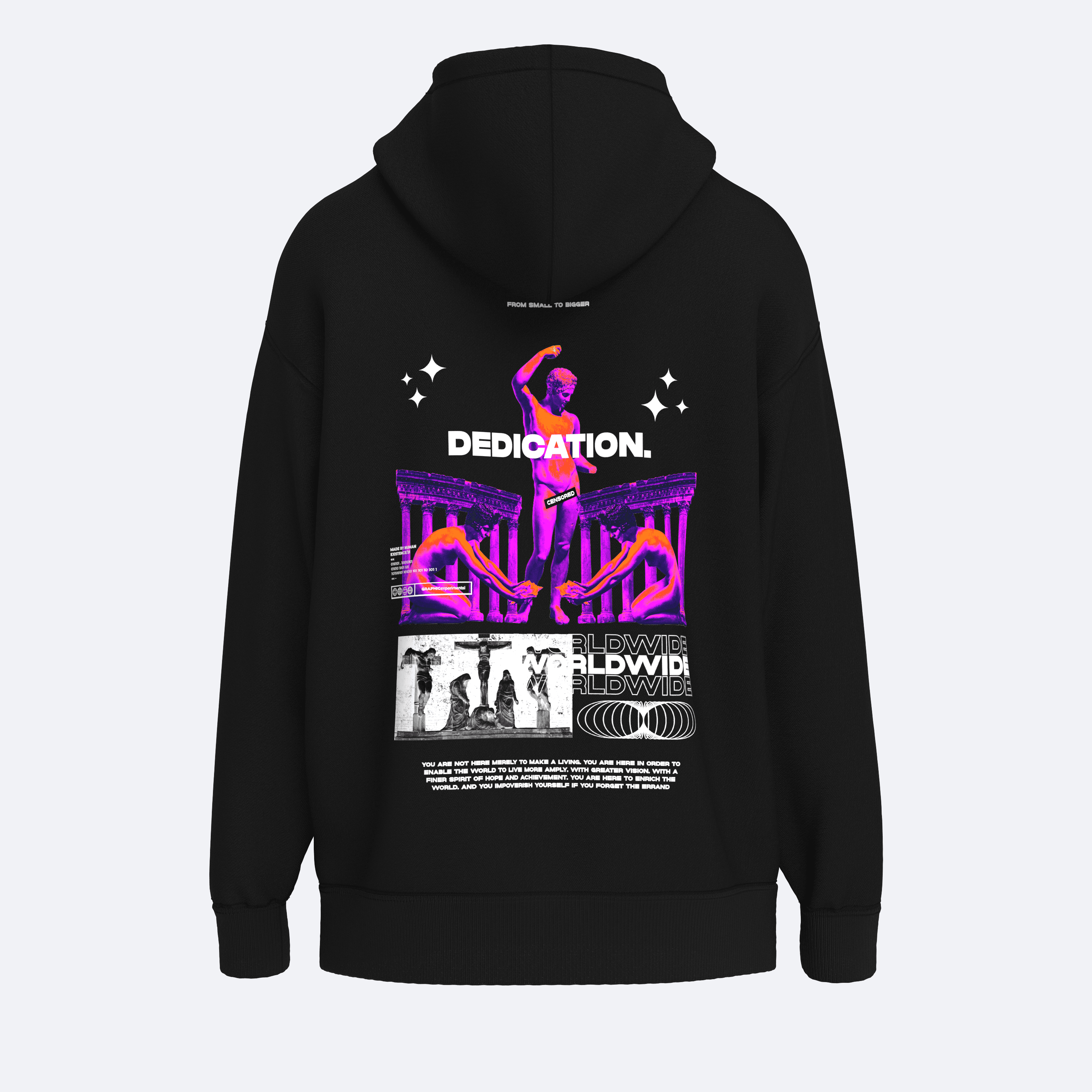 Shout Oversize Dedication Unisex Hoodie