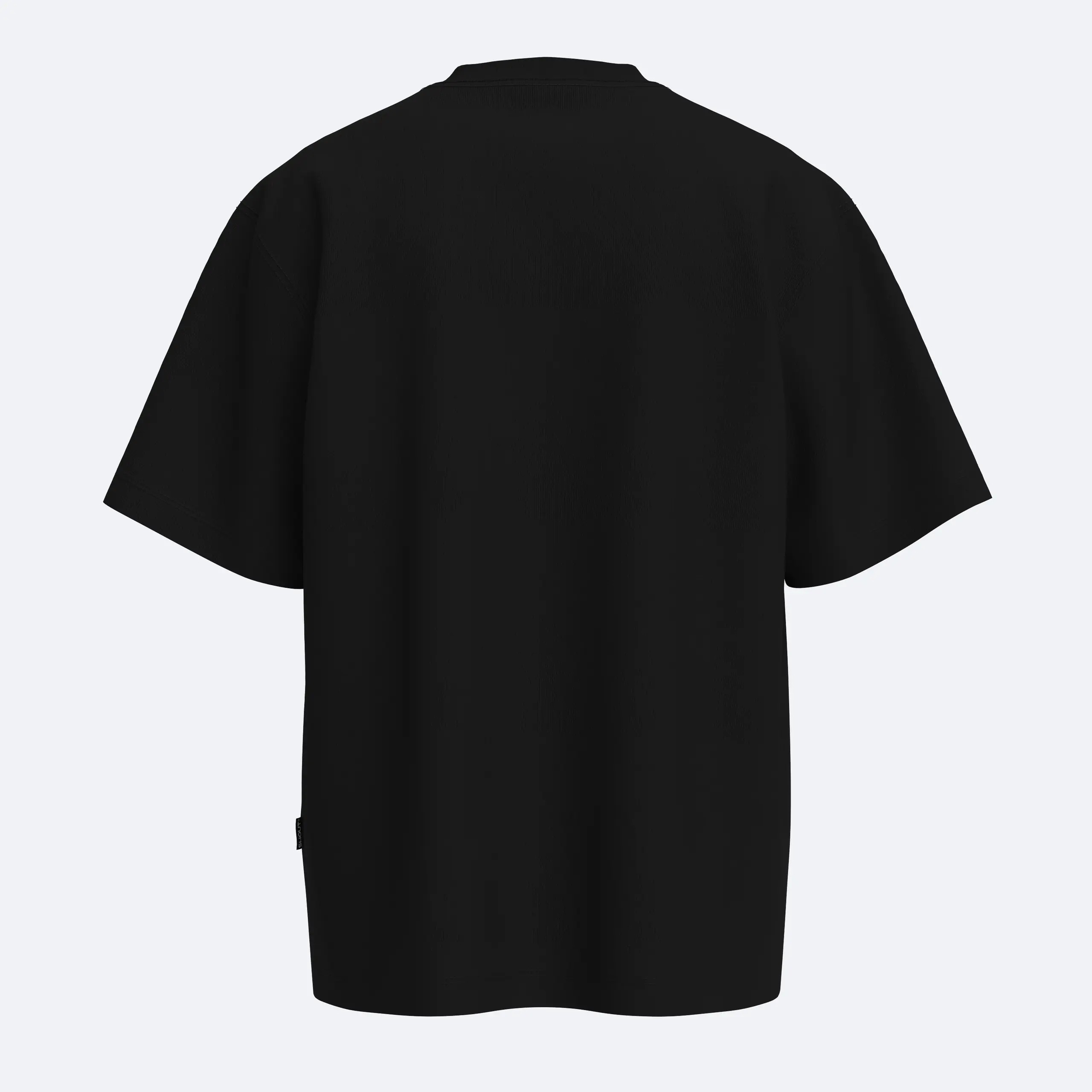 Shout Oversize New Logo Basic Unisex T-Shirt - Siyah
