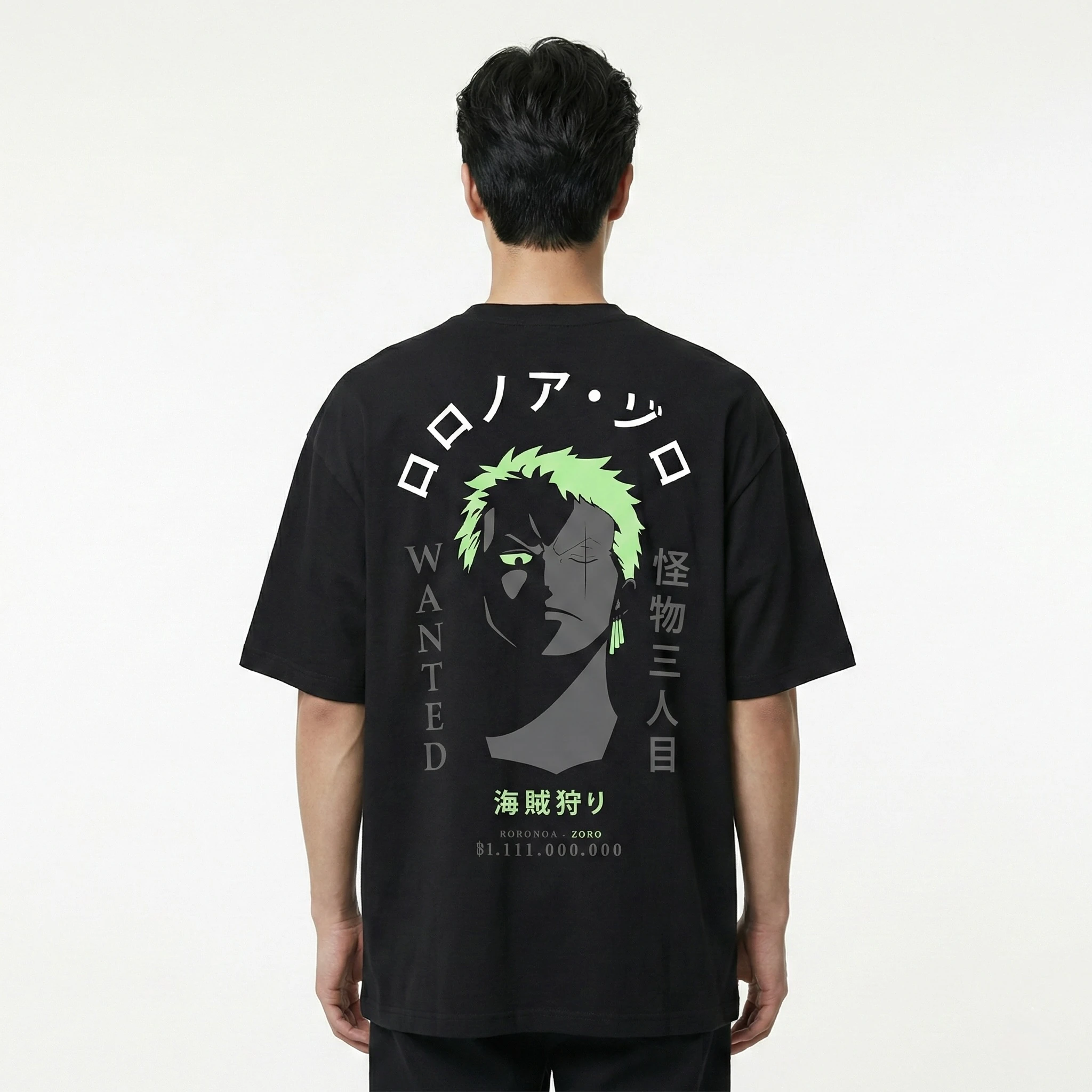 Shout One Piece Roronoa Zoro Unisex Oversize Tişört