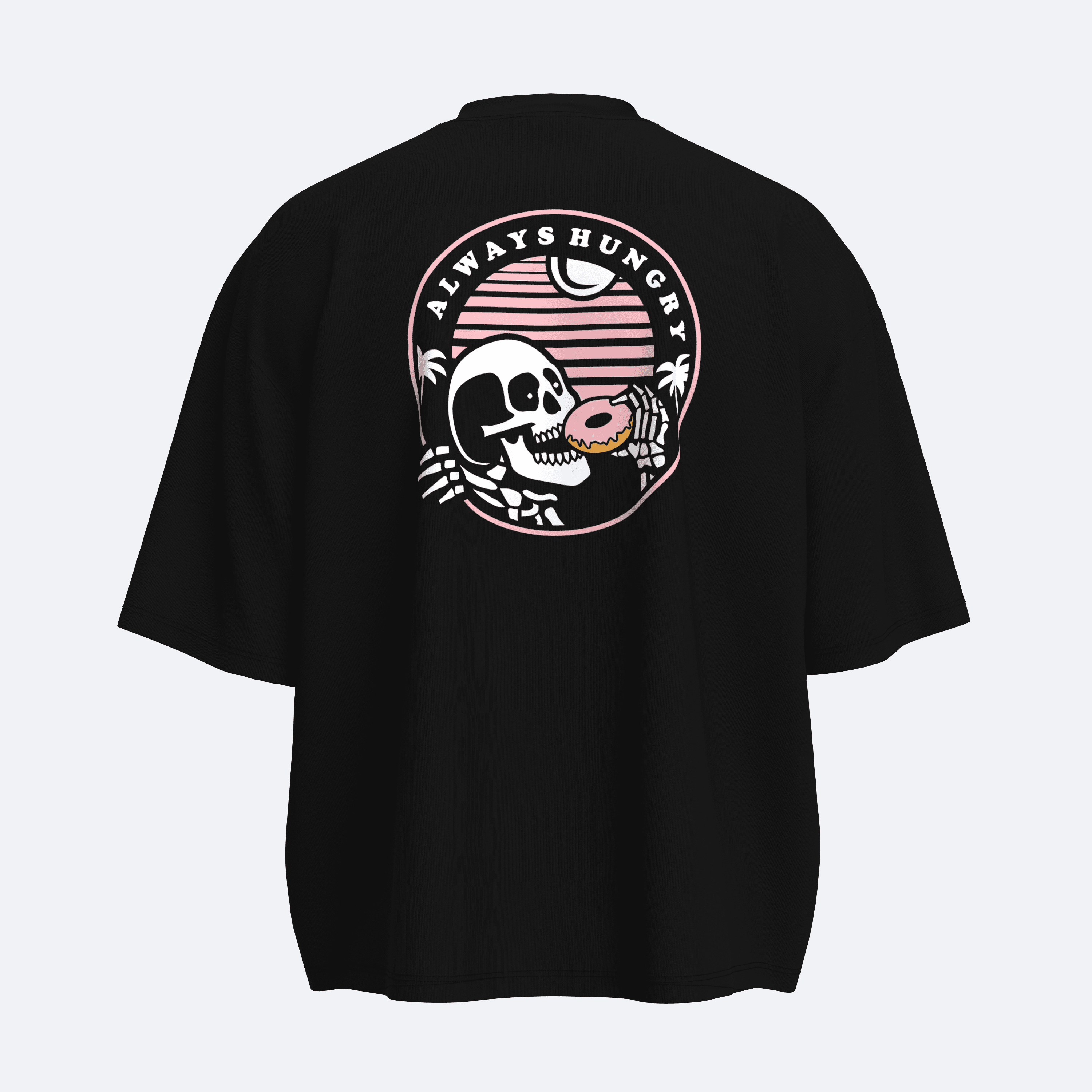 Shout Oversize Always Hungry Boxy Fit Unisex T-Shirt