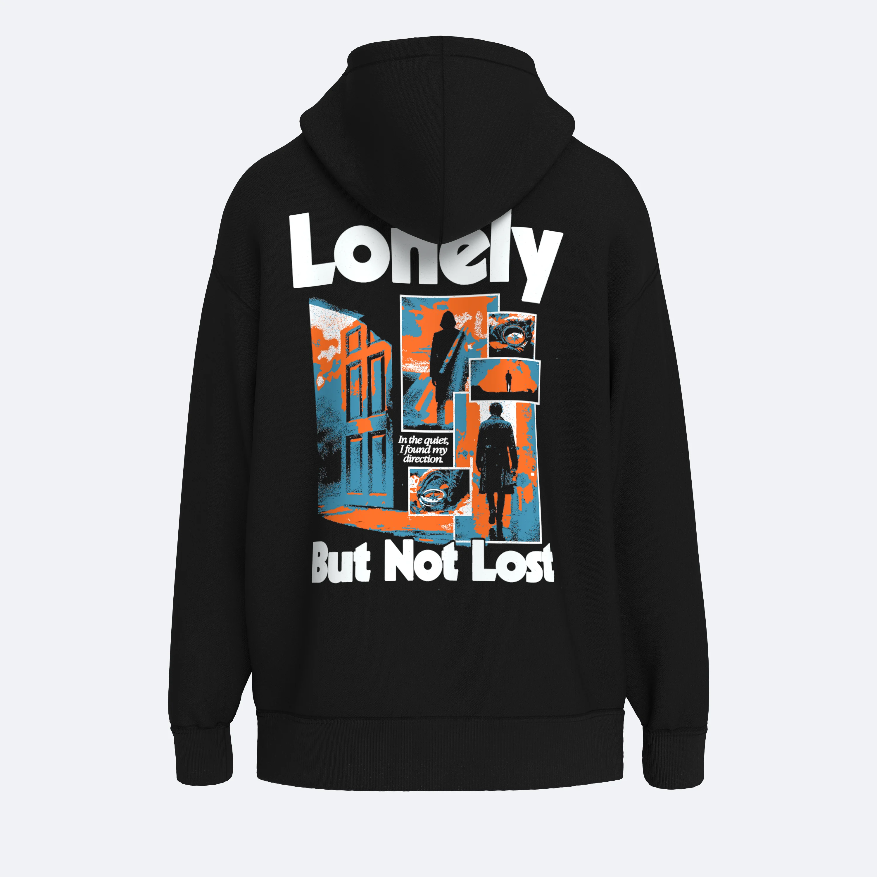 Shout Lonely But Not Lost Unisex Oversize Hoodie