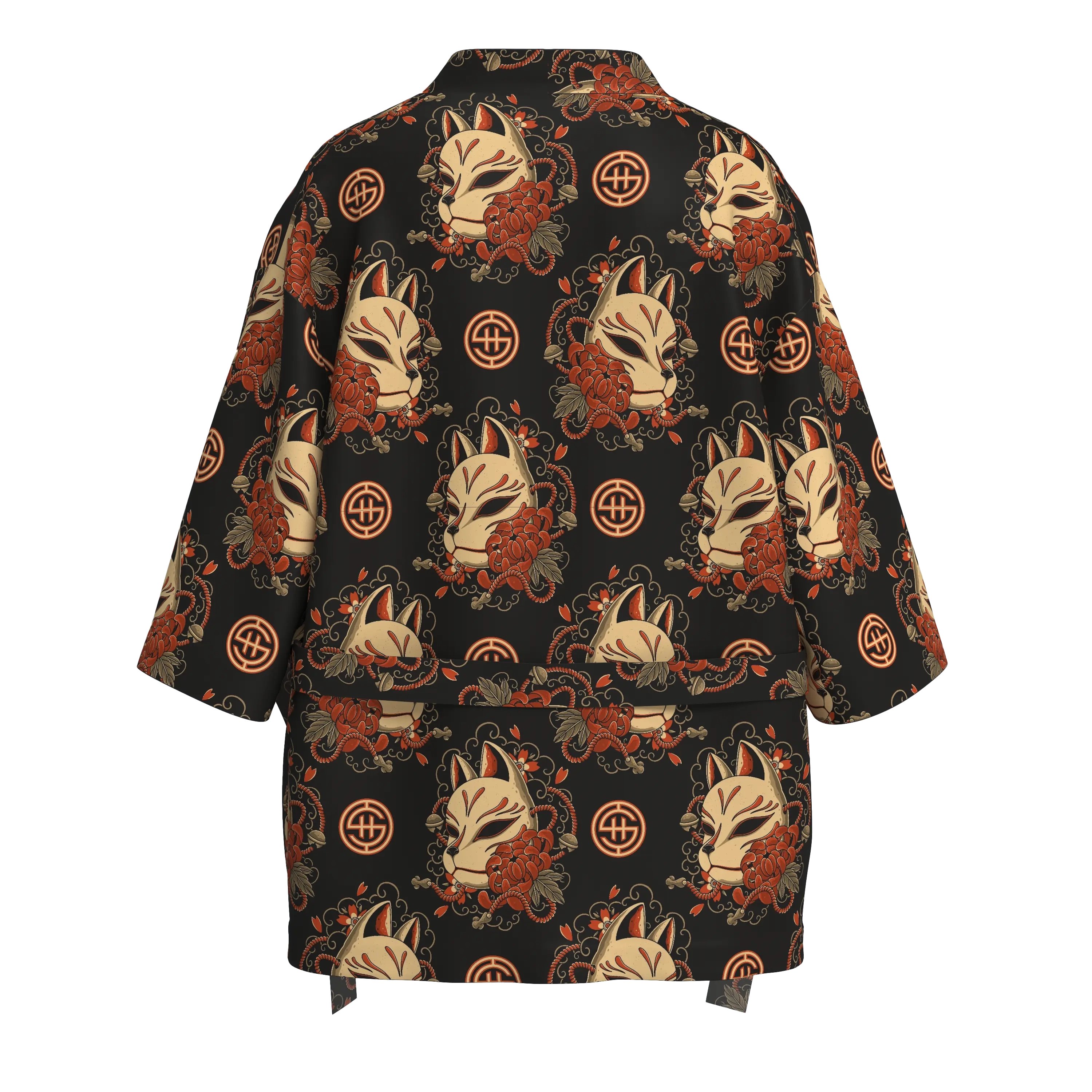 Shout Oversize Mask Kitsune V2 Unisex Kimono