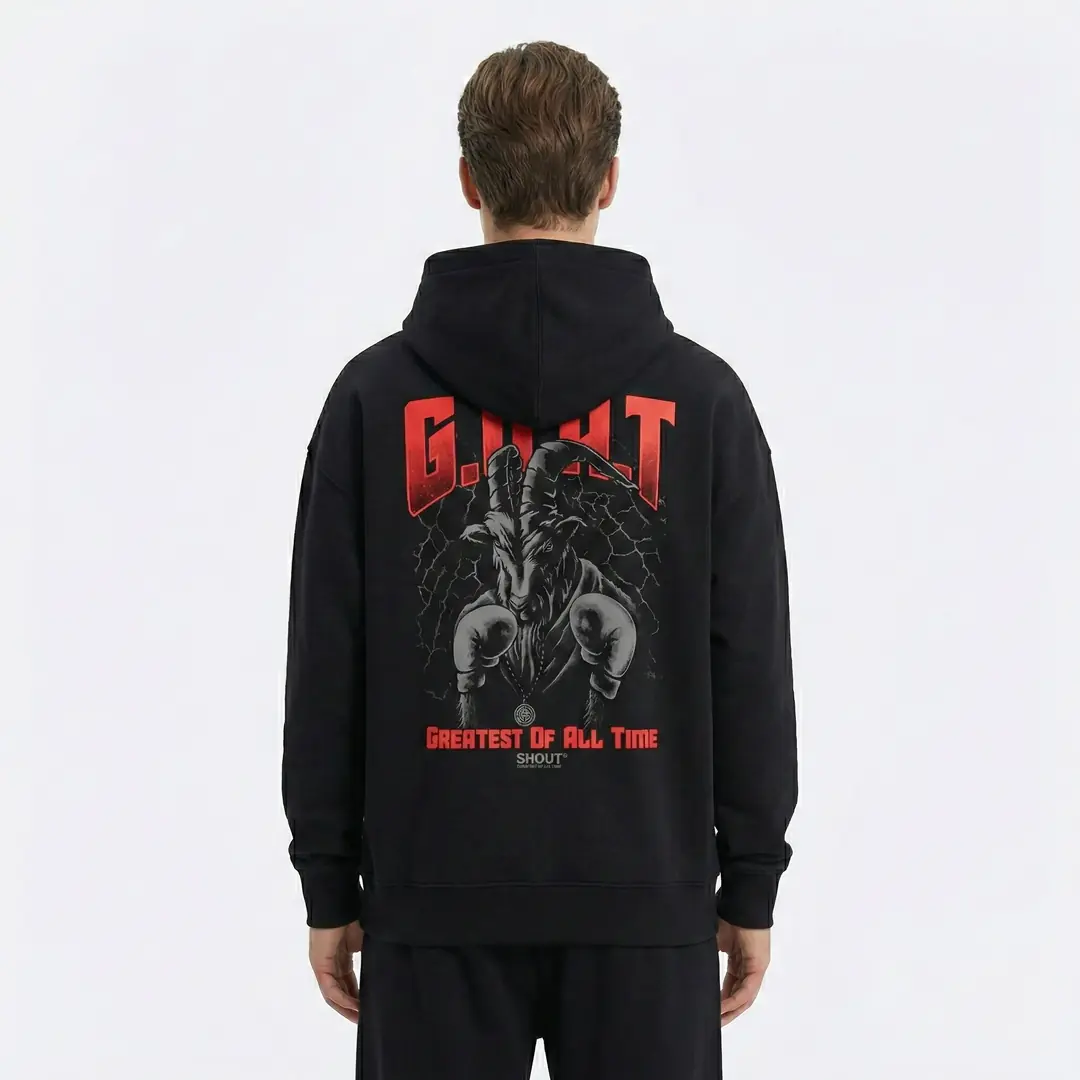 Shout Oversize G.O.A.T Unisex Hoodie
