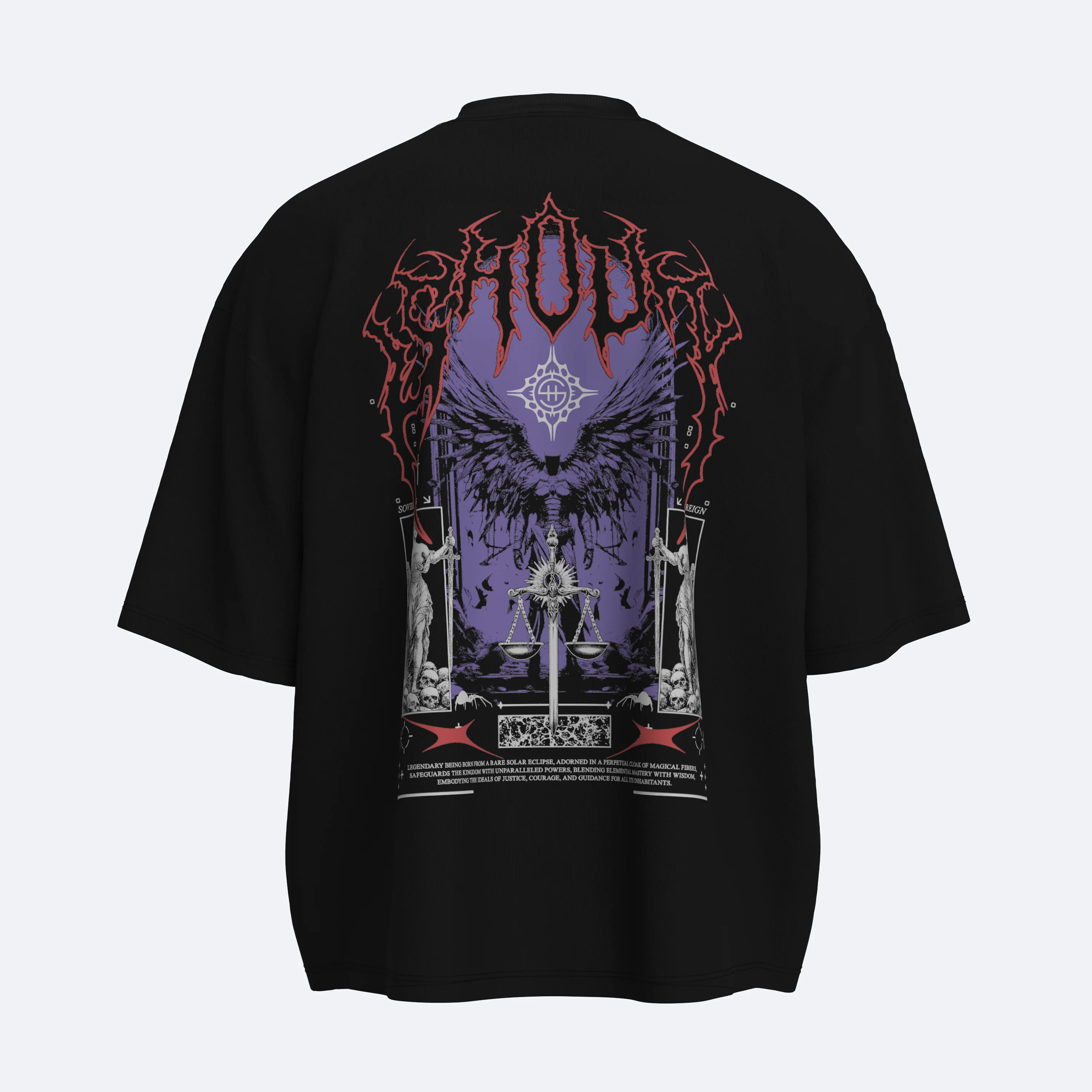 Shout Sovereign Boxy Fit Oversize Unisex Tişört