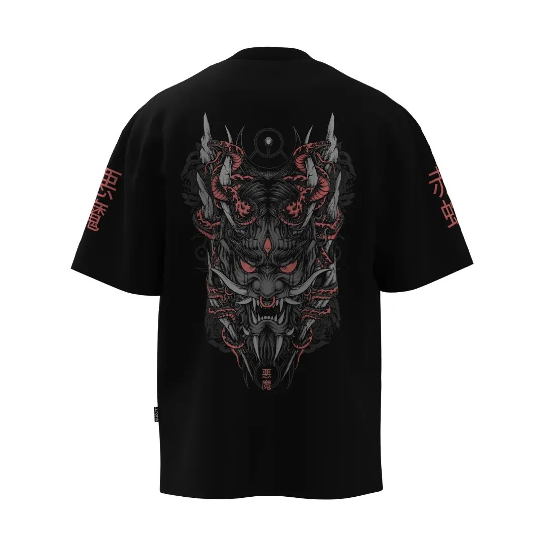 Shout Oversize Japanese Oni Unisex T-Shirt