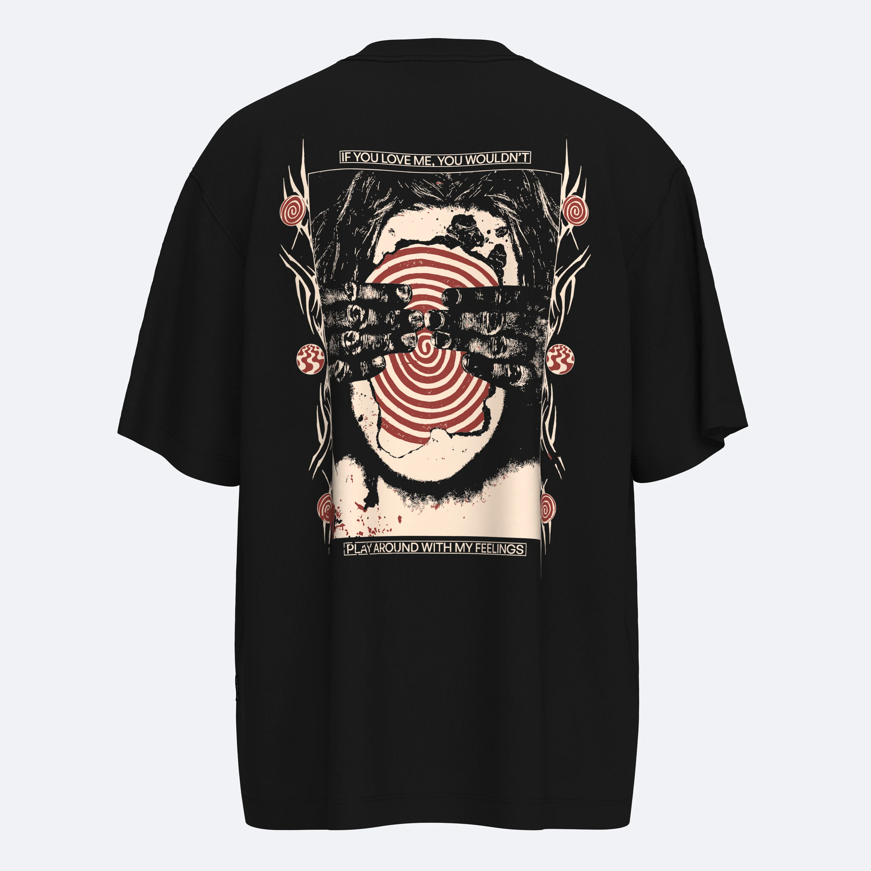 Shout Play Around With My Feelings Unisex Oversize Tişört