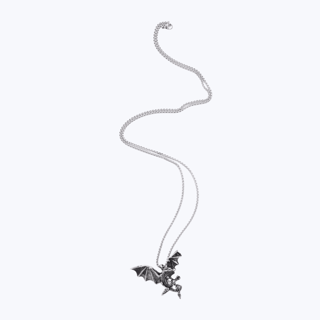 Shout Stainless Steel Dragon Necklace