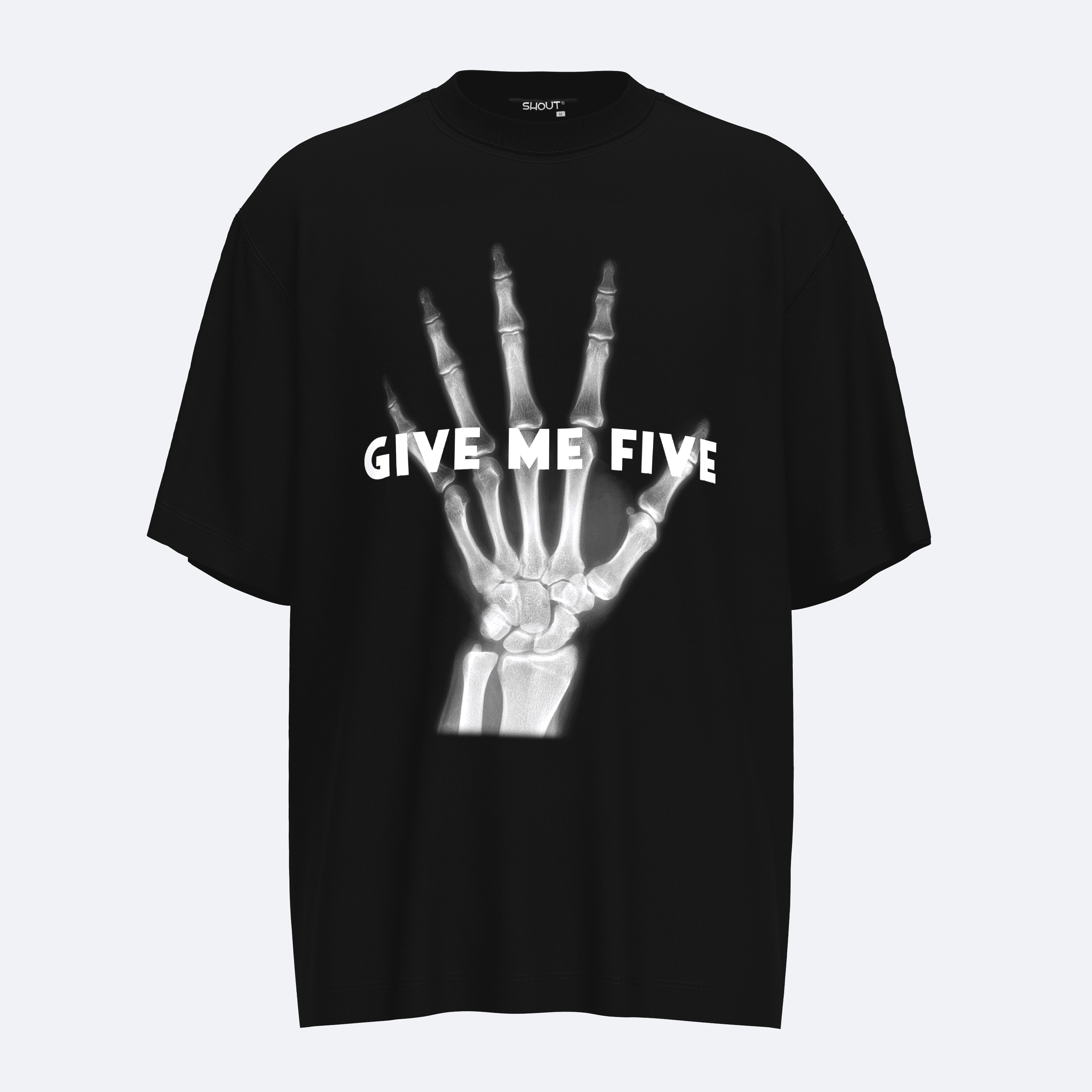 Shout Oversize Give Me Five Unisex T-Shirt