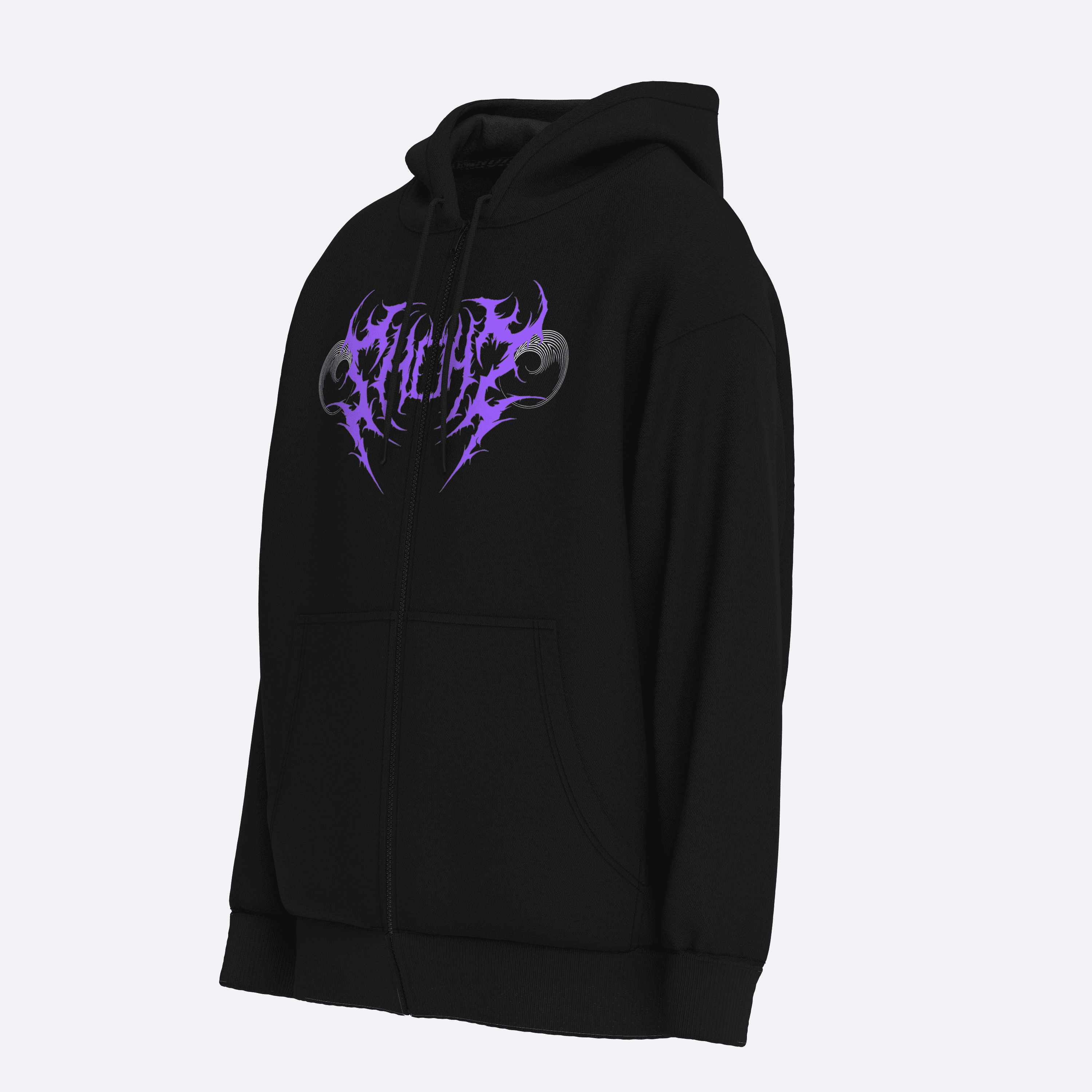 Oversize Shout Limited Edition Caim Unisex Zip Up Hoodie