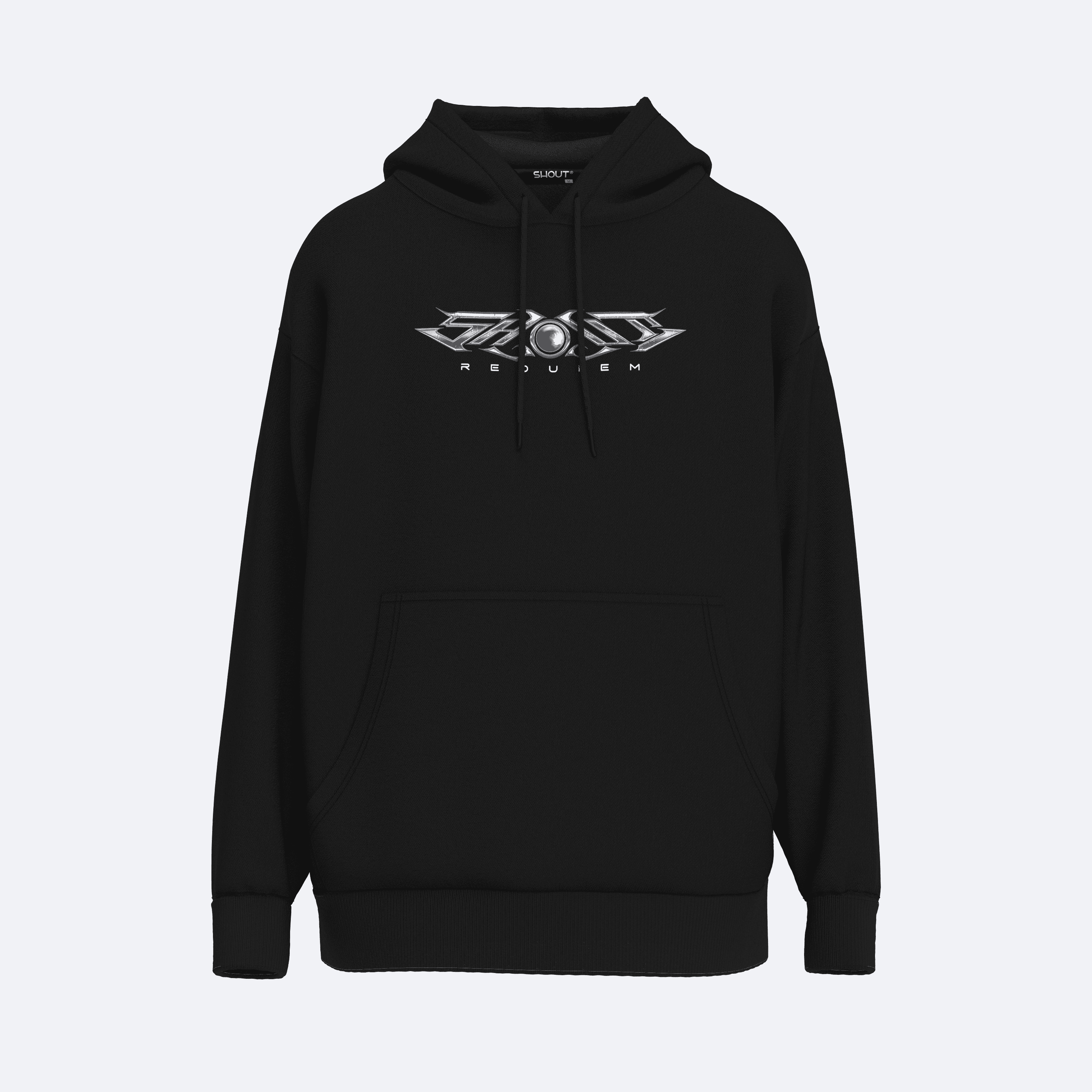 Oversize Shout Requiem Unisex Hoodie