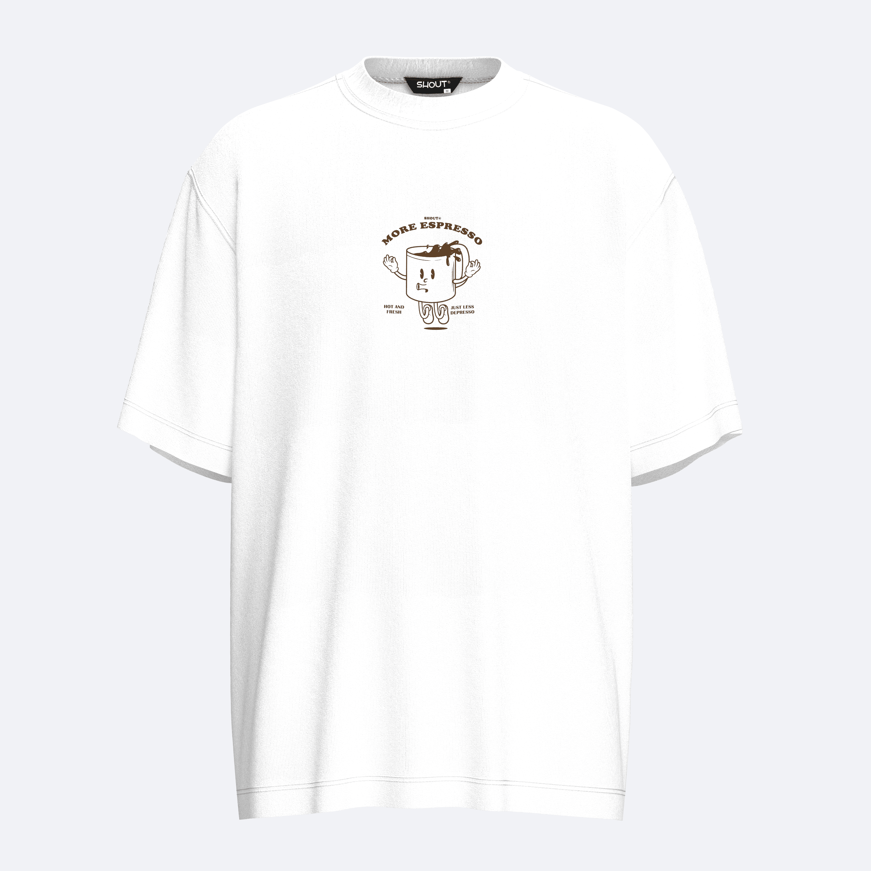 Shout Oversize More Espresso Unisex T-Shirt