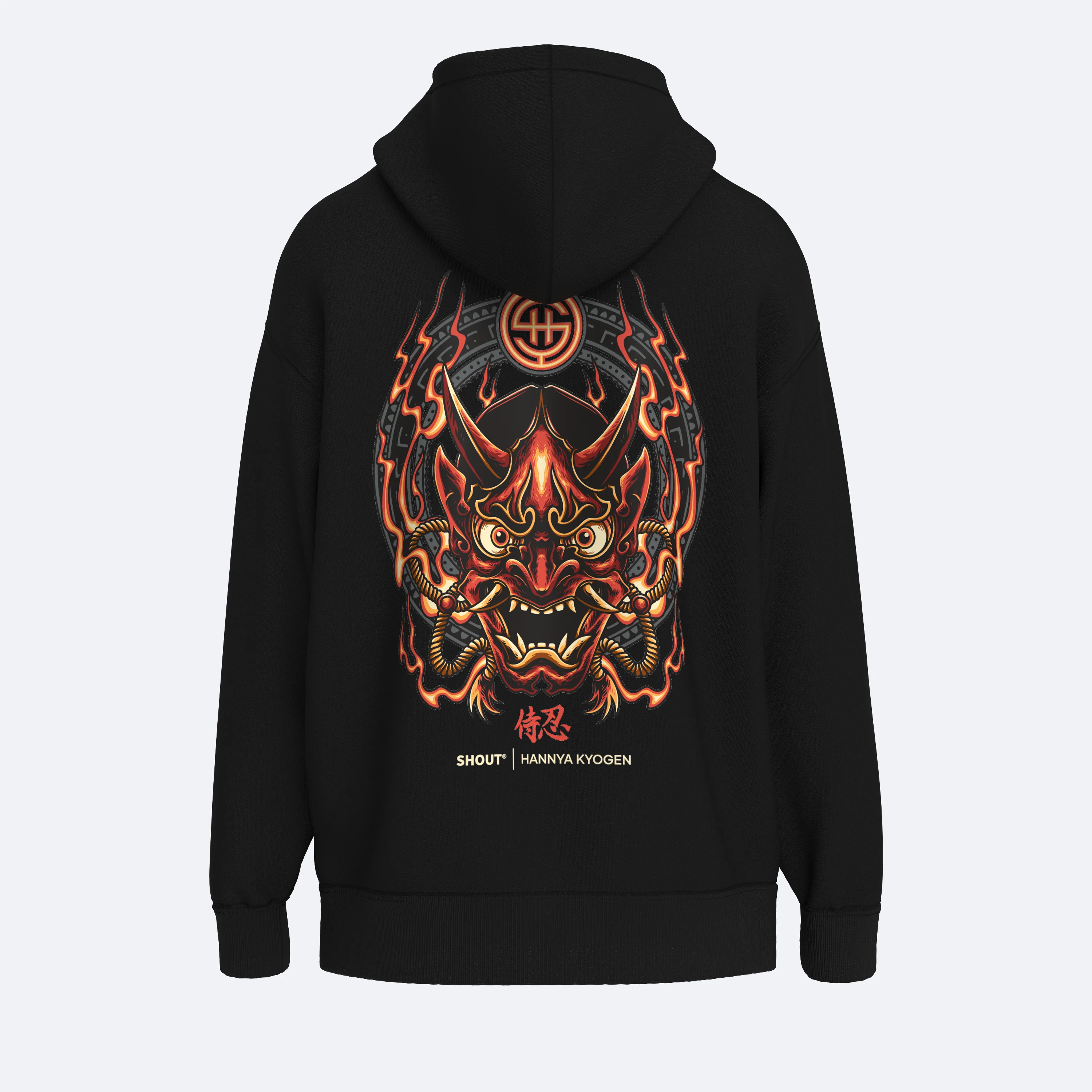 Shout Hannya Kyogen Unisex Oversize Hoodie
