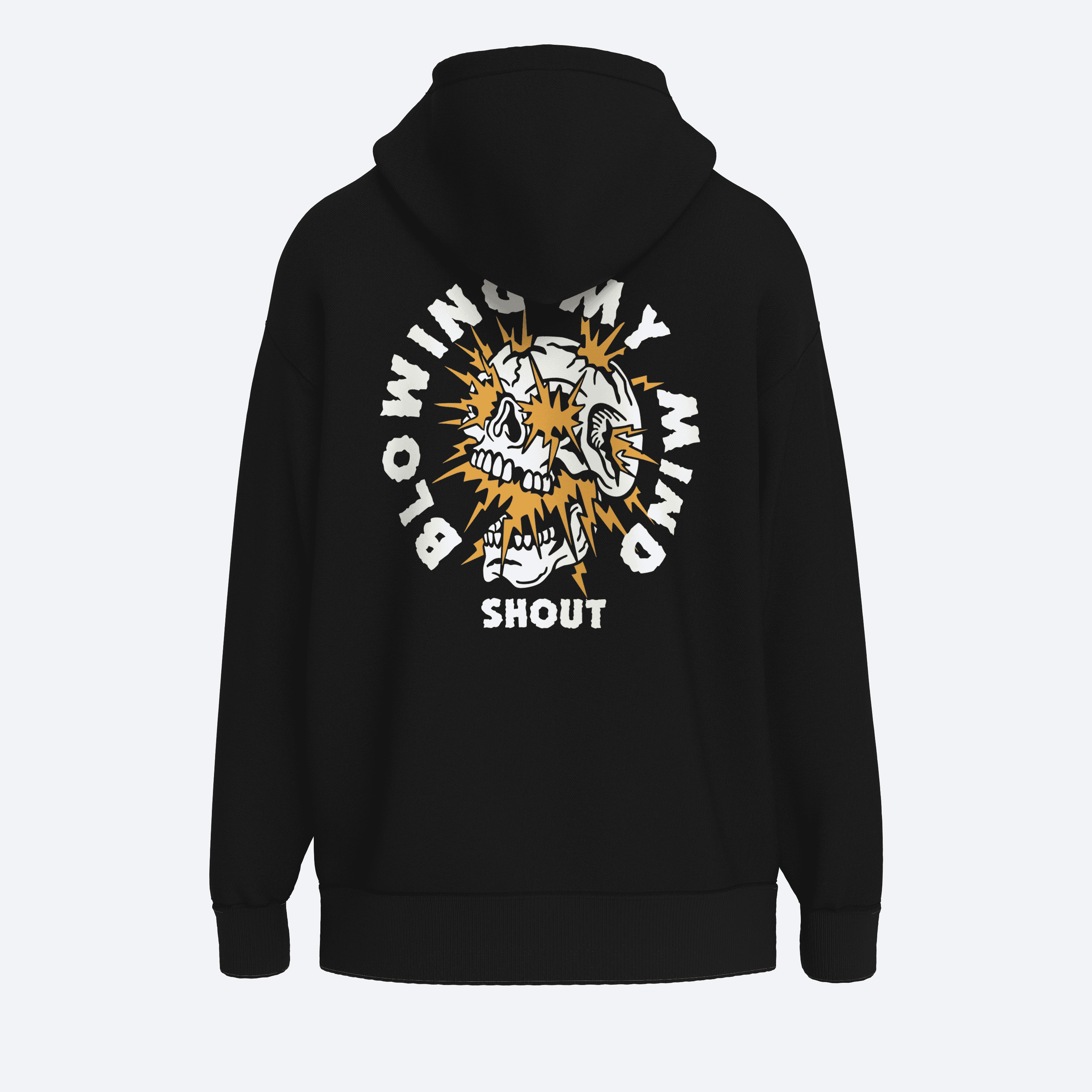 Shout Oversize Blowing My Mind Unisex Hoodie