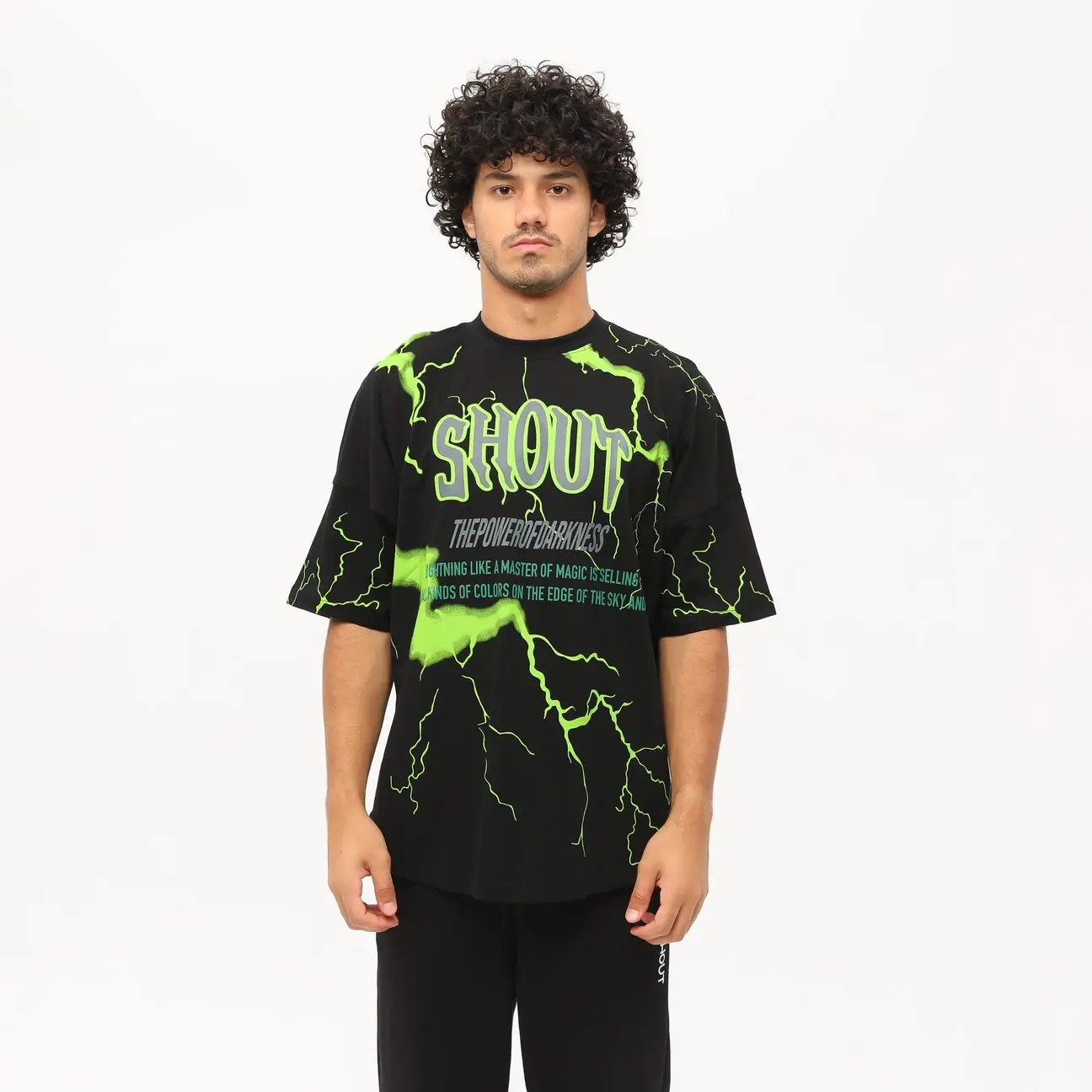 Shout Oversize The Power Of Darkness V2 Unisex T-Shirt