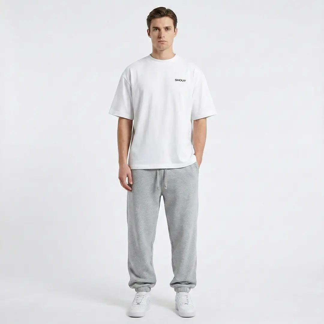 Basic Gray Jogger Pantolon SHOUT streetwear ürün görseli