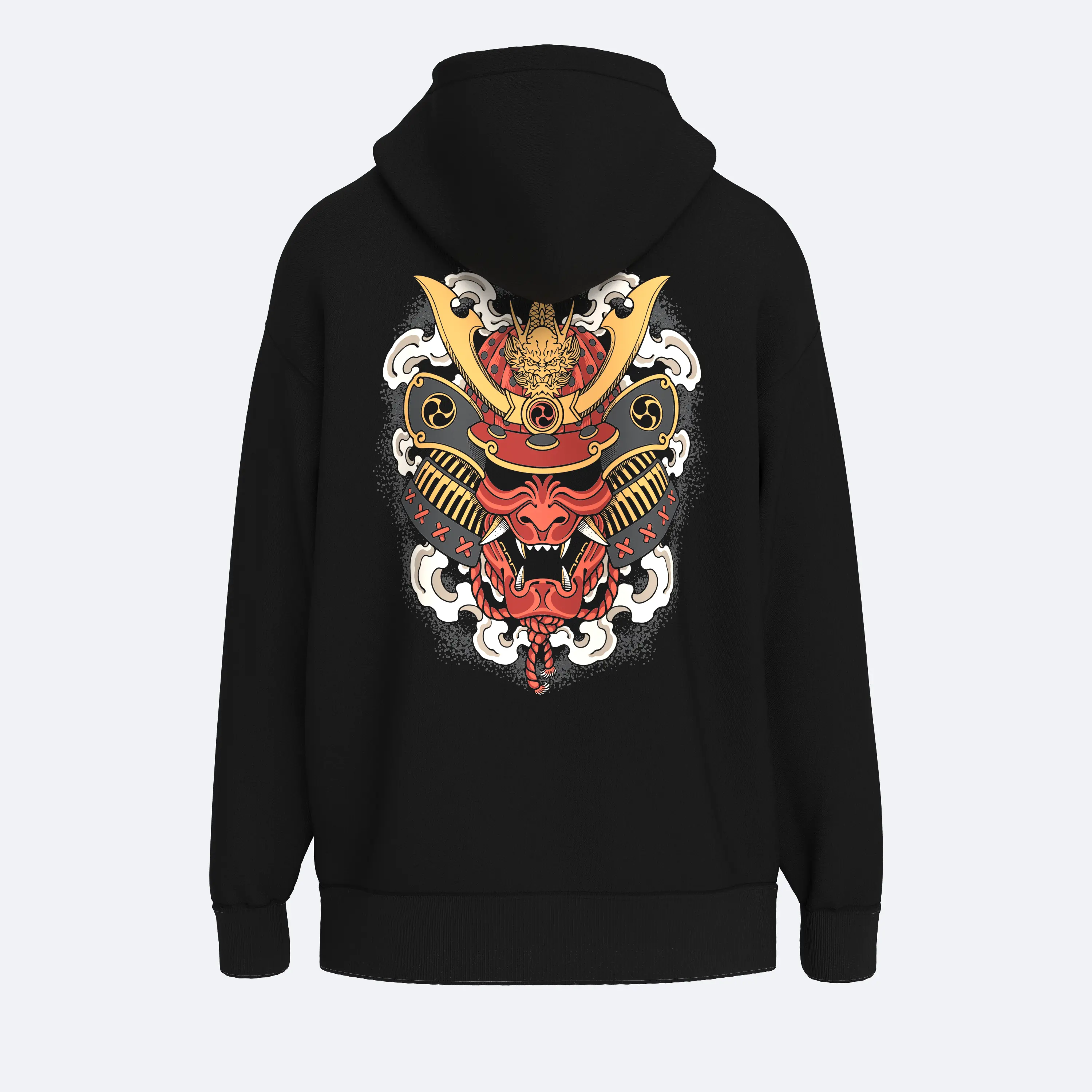 Shout Oversize Samurai Helmet Unisex Hoodie