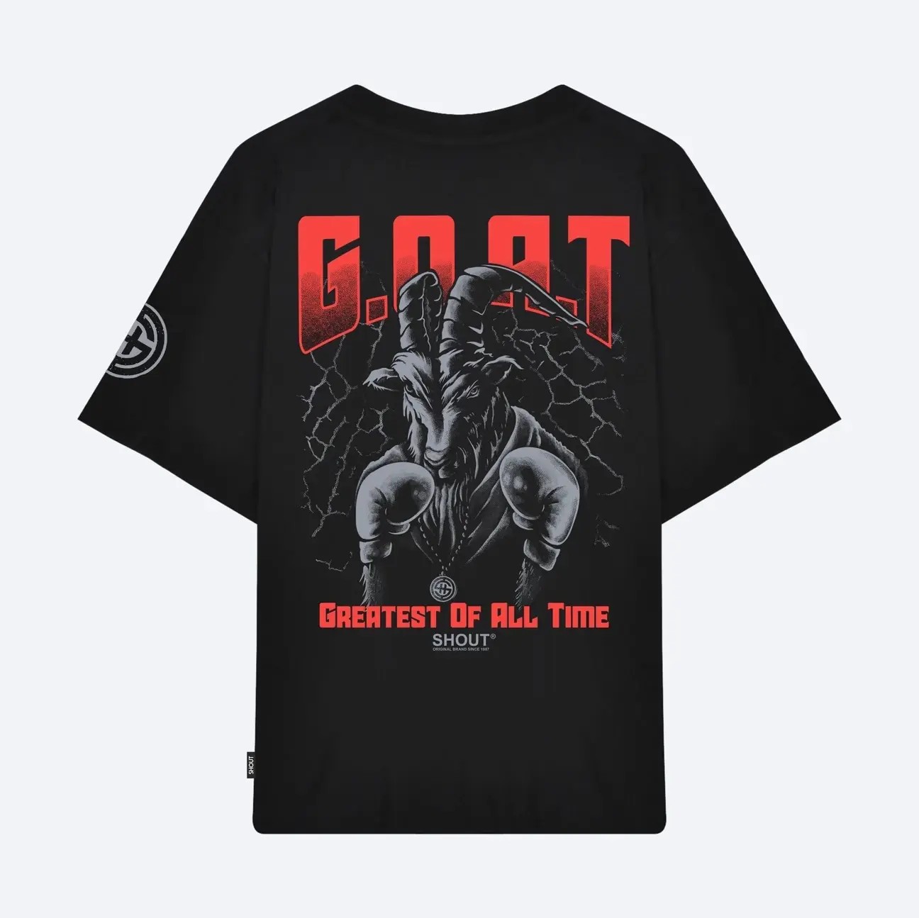  Shout Oversize G.O.A.T Unisex T-Shirt