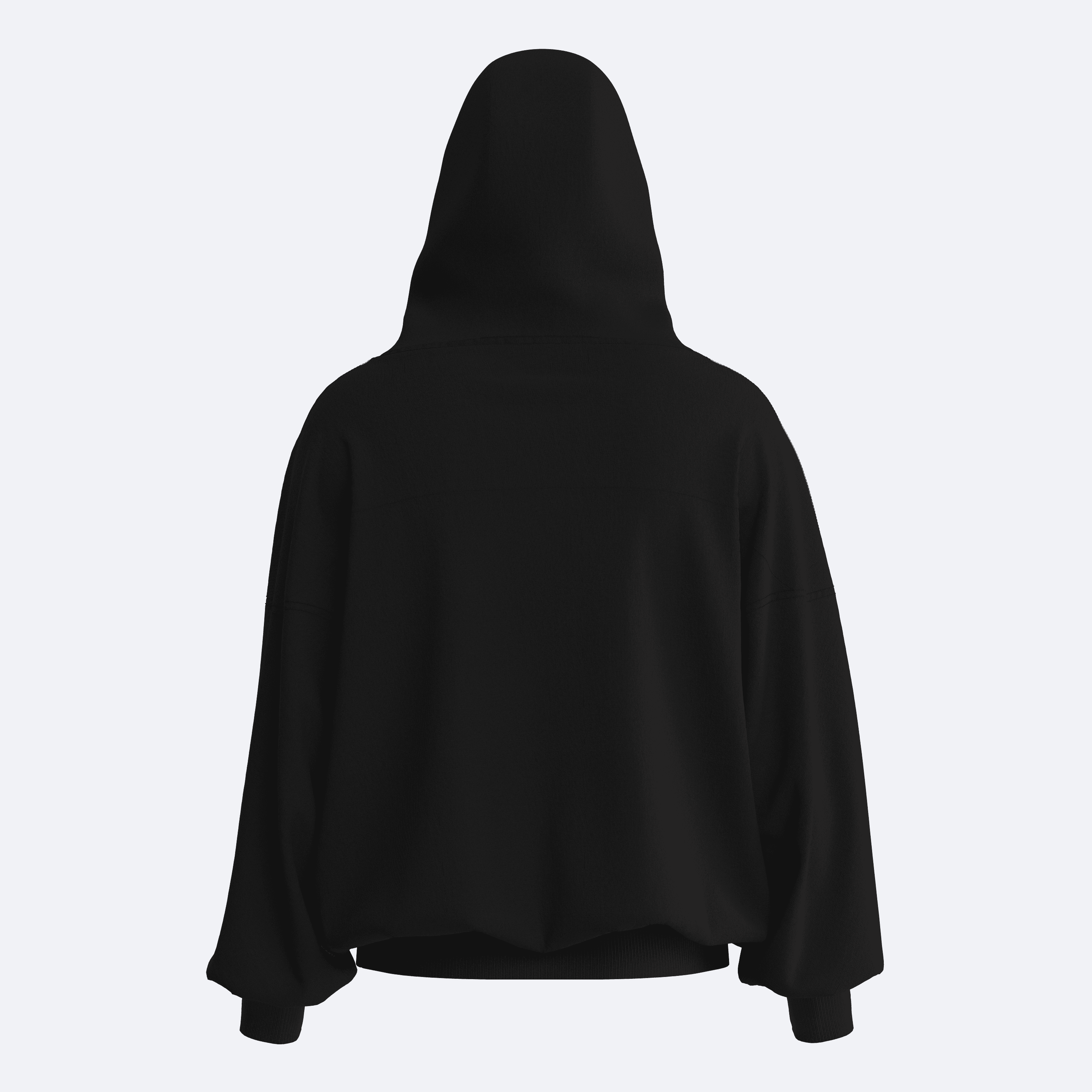 Shout Limited Edition SS25 Oversize Unisex Hoodie - Siyah