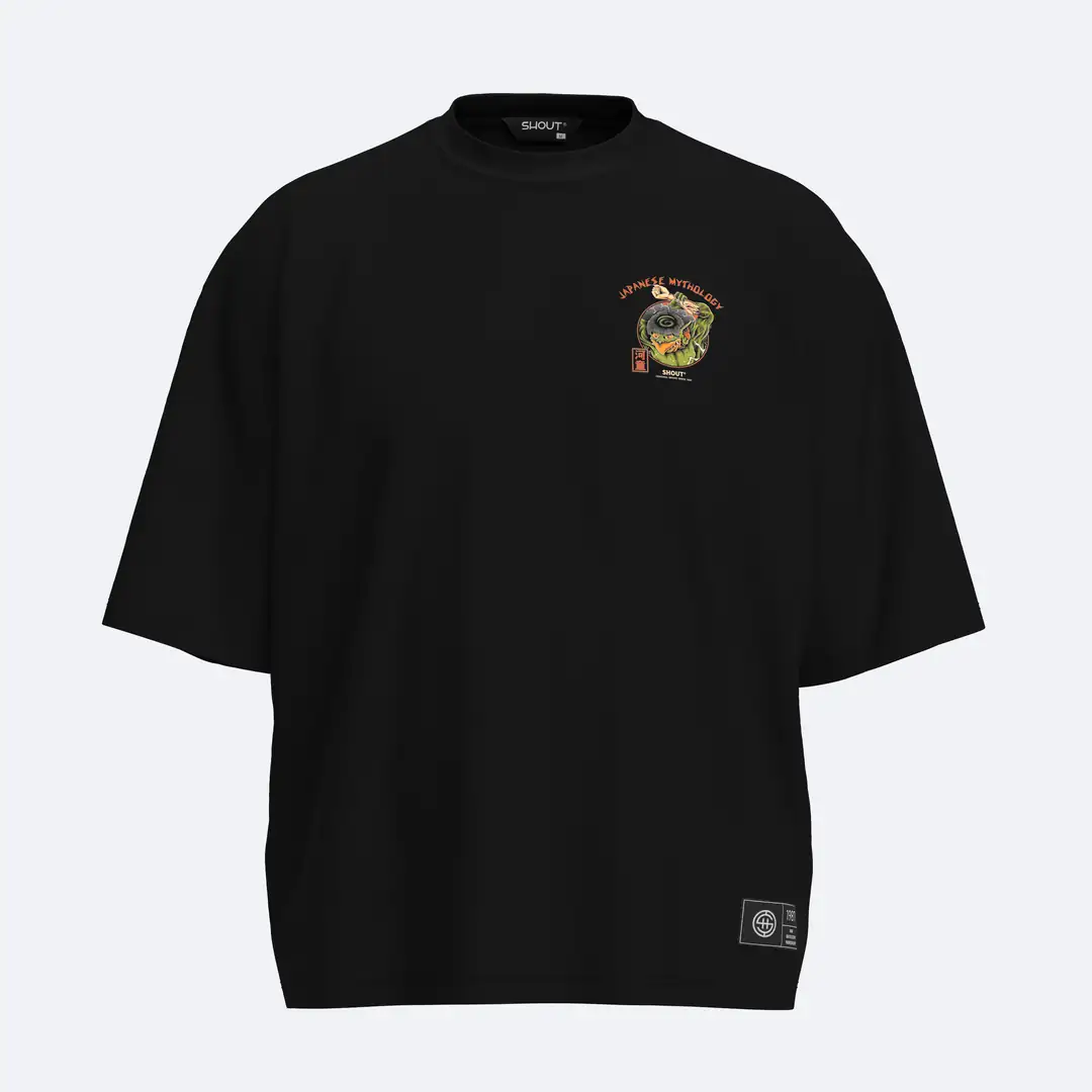 SHOUT Kappa Japanese Mythology Boxy Fit Tişört – boxy fit kalıp tişört ürün görseli