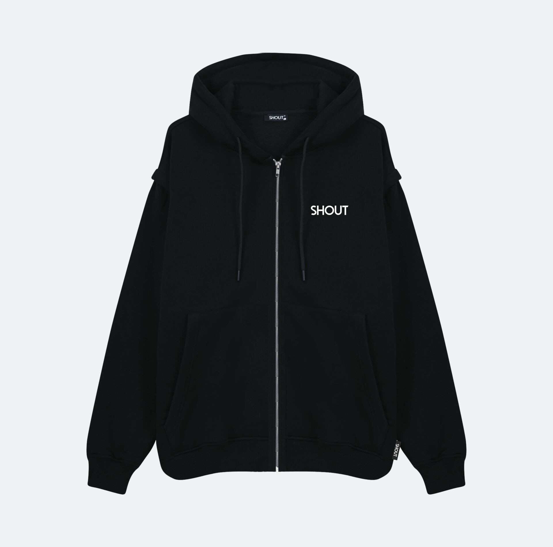 Day6 zip shop up hoodie