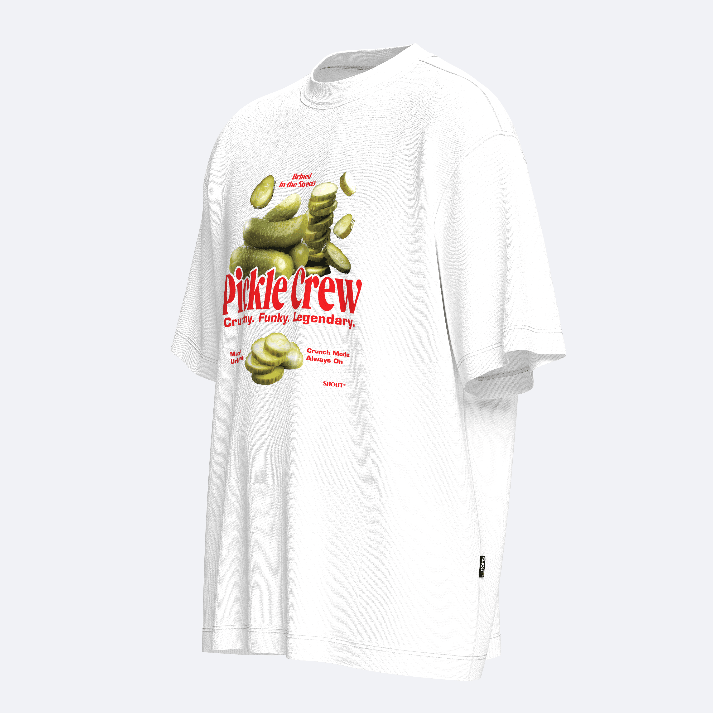 Shout Oversize Pickle Crew Unisex T-Shirt