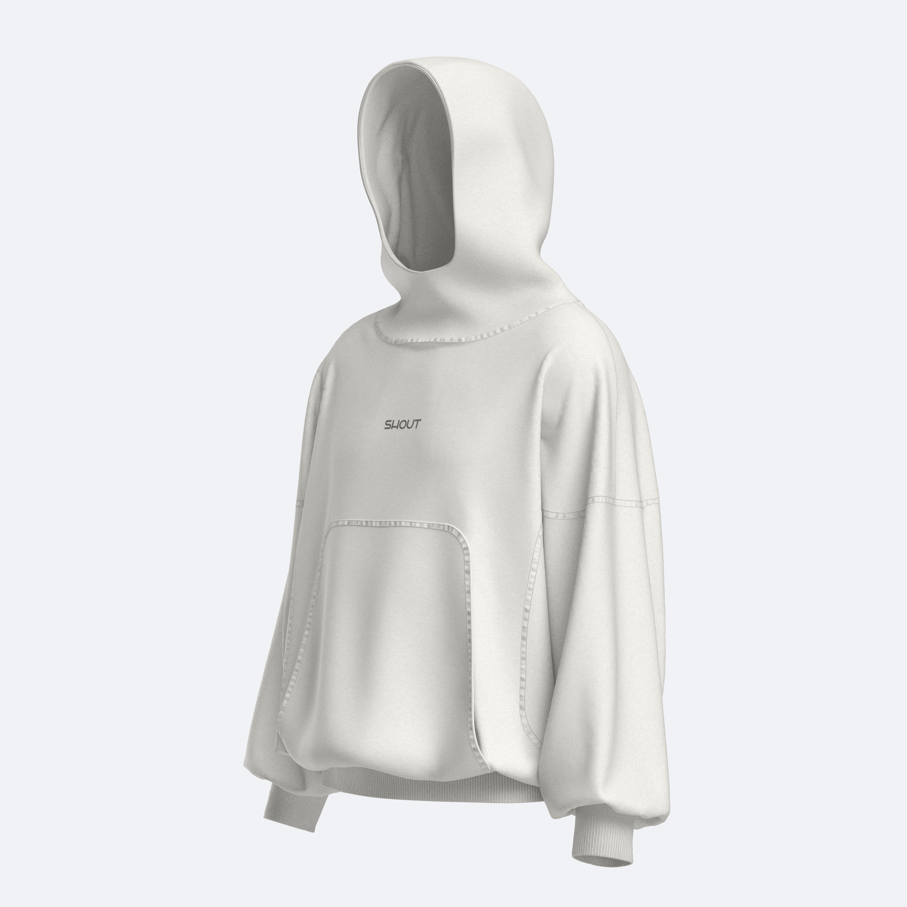 Shout Limited Edition SS25 Oversize Unisex Hoodie