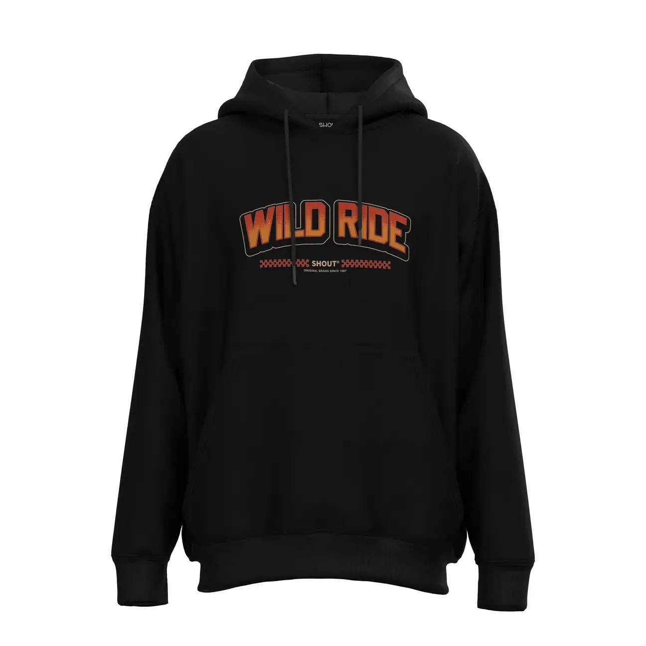 Shout Oversize Wild Ride Live Fast Old School Unisex Hoodie