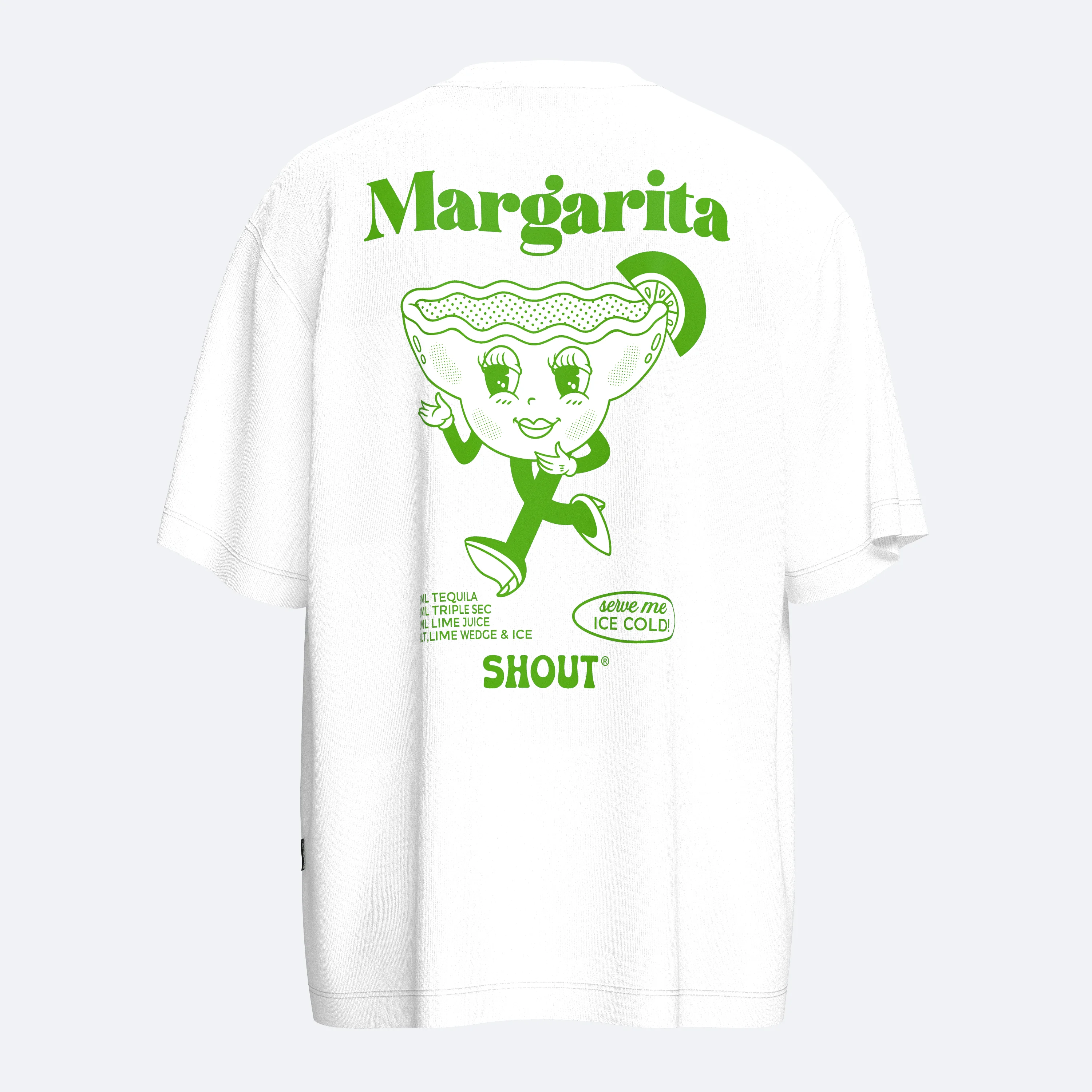 Oversize Shout Margarita Cocktail Unisex T-Shirt