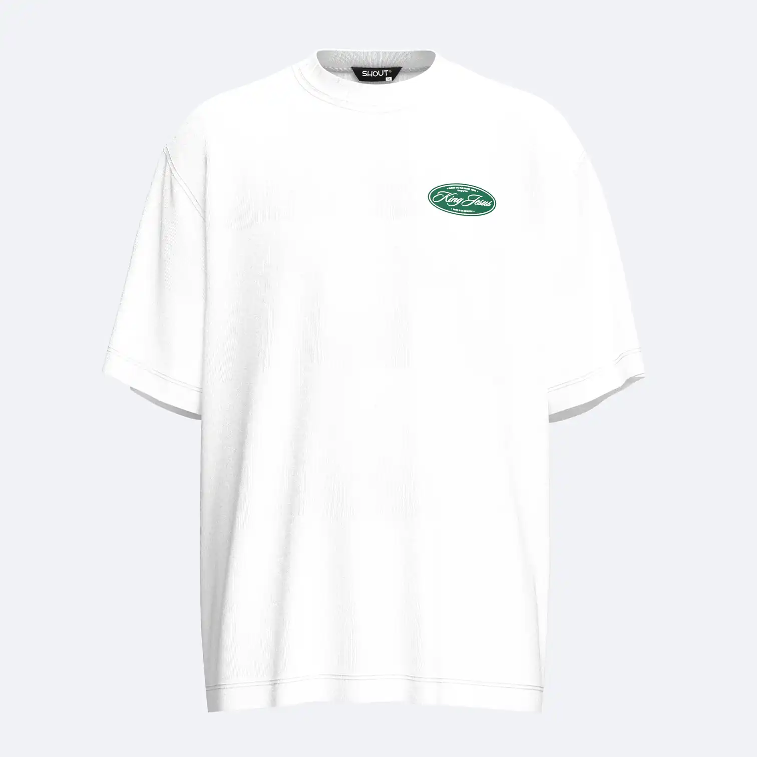 Oversize Shout King Jesus Oldschool Unisex T-Shirt