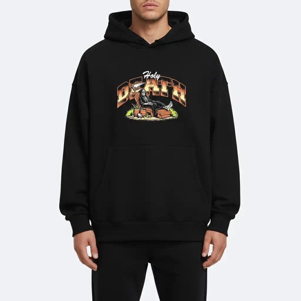 Shout Holy Death Oversize Unisex Hoodie