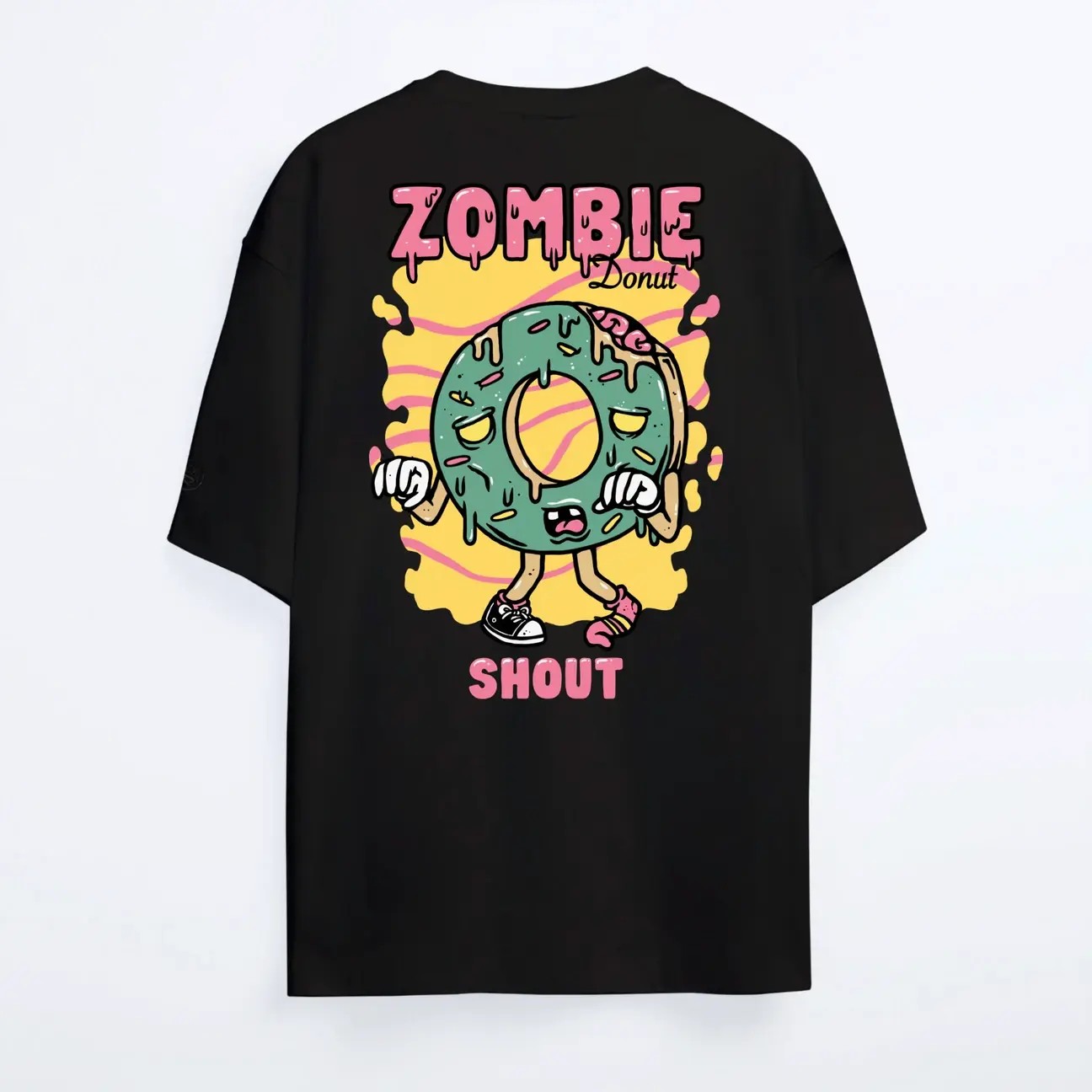 Shout Oversize Zombie Donut Unisex T-Shirt