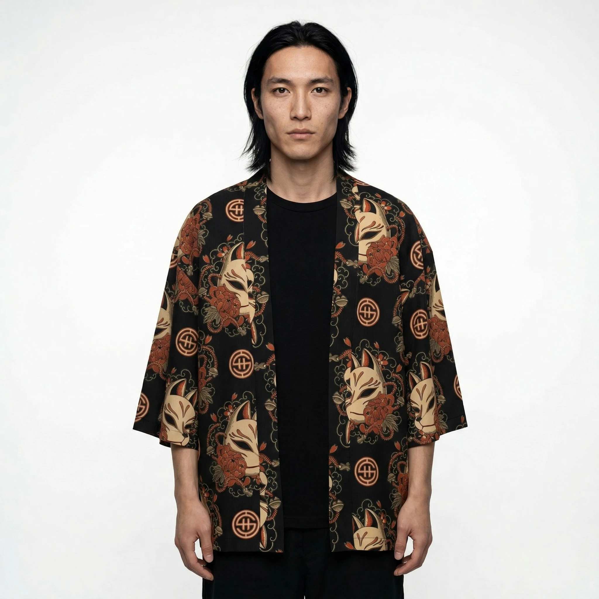 Shout Oversize Mask Kitsune Limited Edition Unisex Kimono