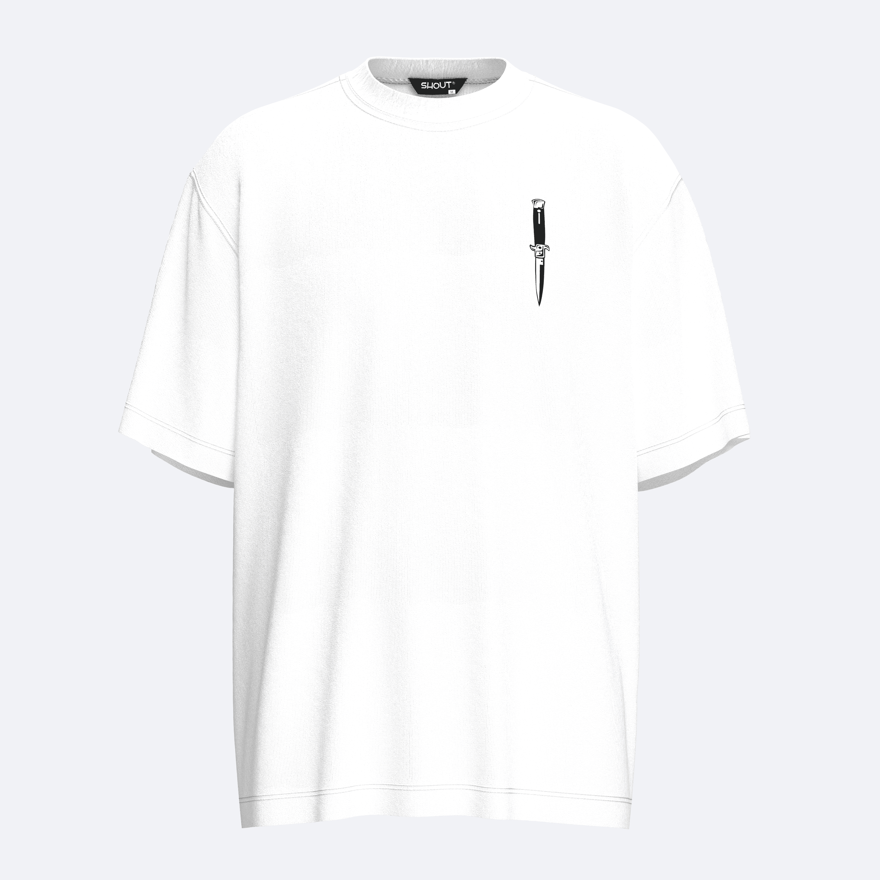 Shout Jackknife Unisex Oversize Tişört
