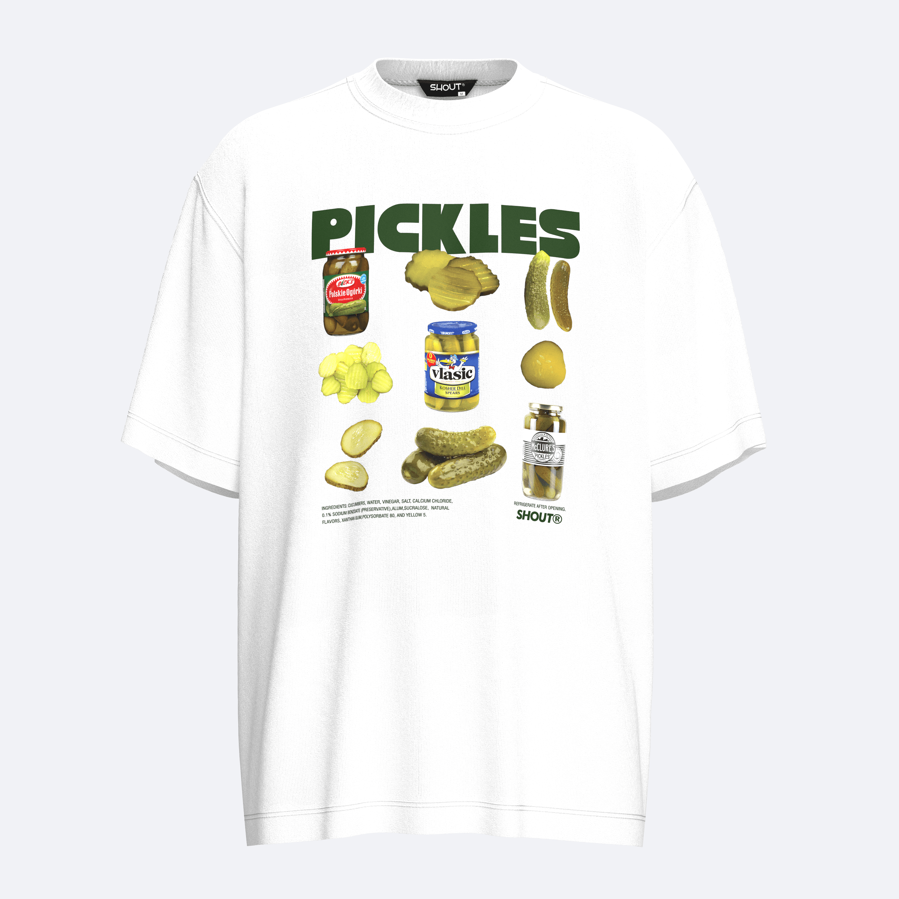 Shout Oversize Pickles Unisex T-Shirt