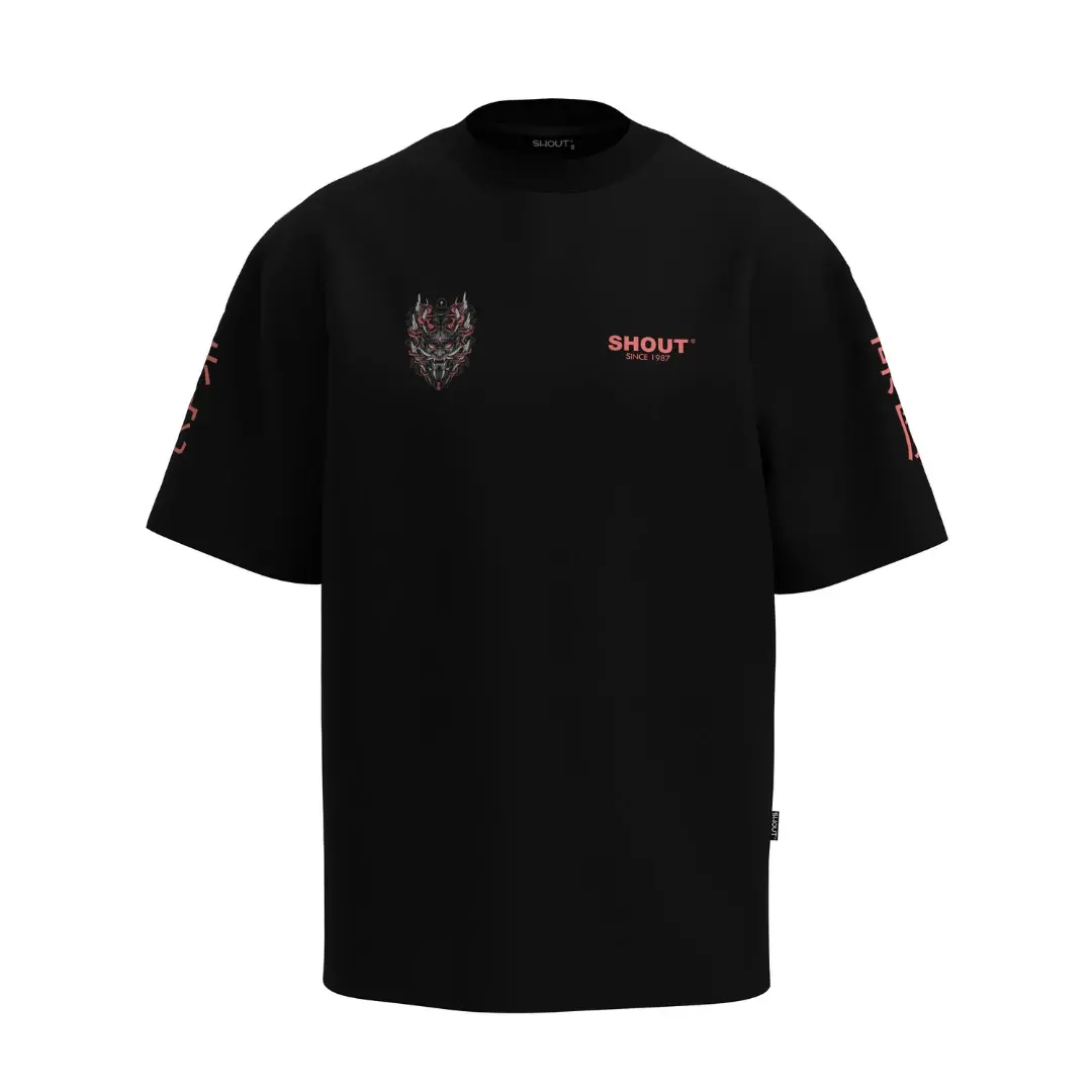 Shout Oversize Japanese Oni Unisex T-Shirt | SHOUT