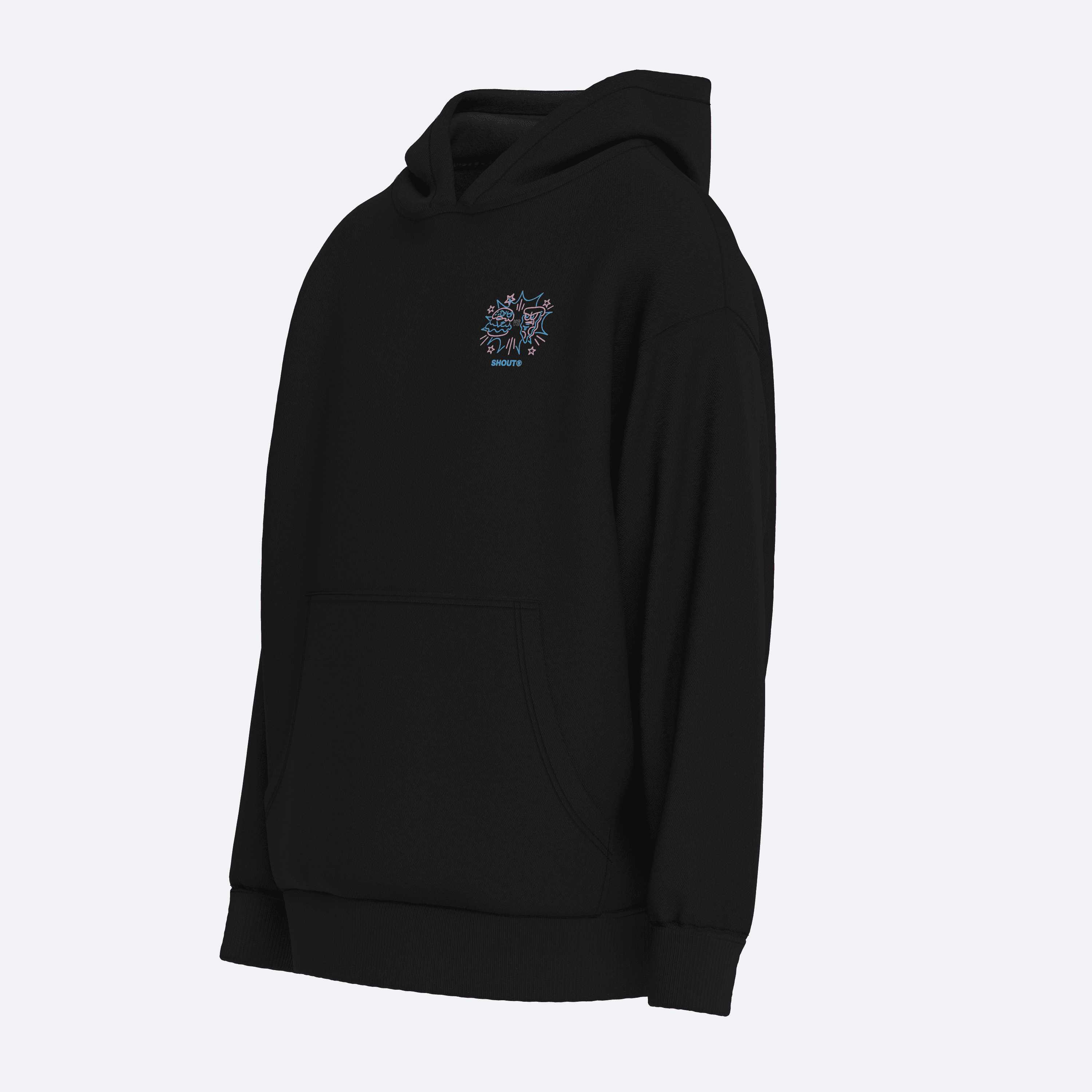 Shout Oversize Championship 1987 Food Fight Unisex Hoodie