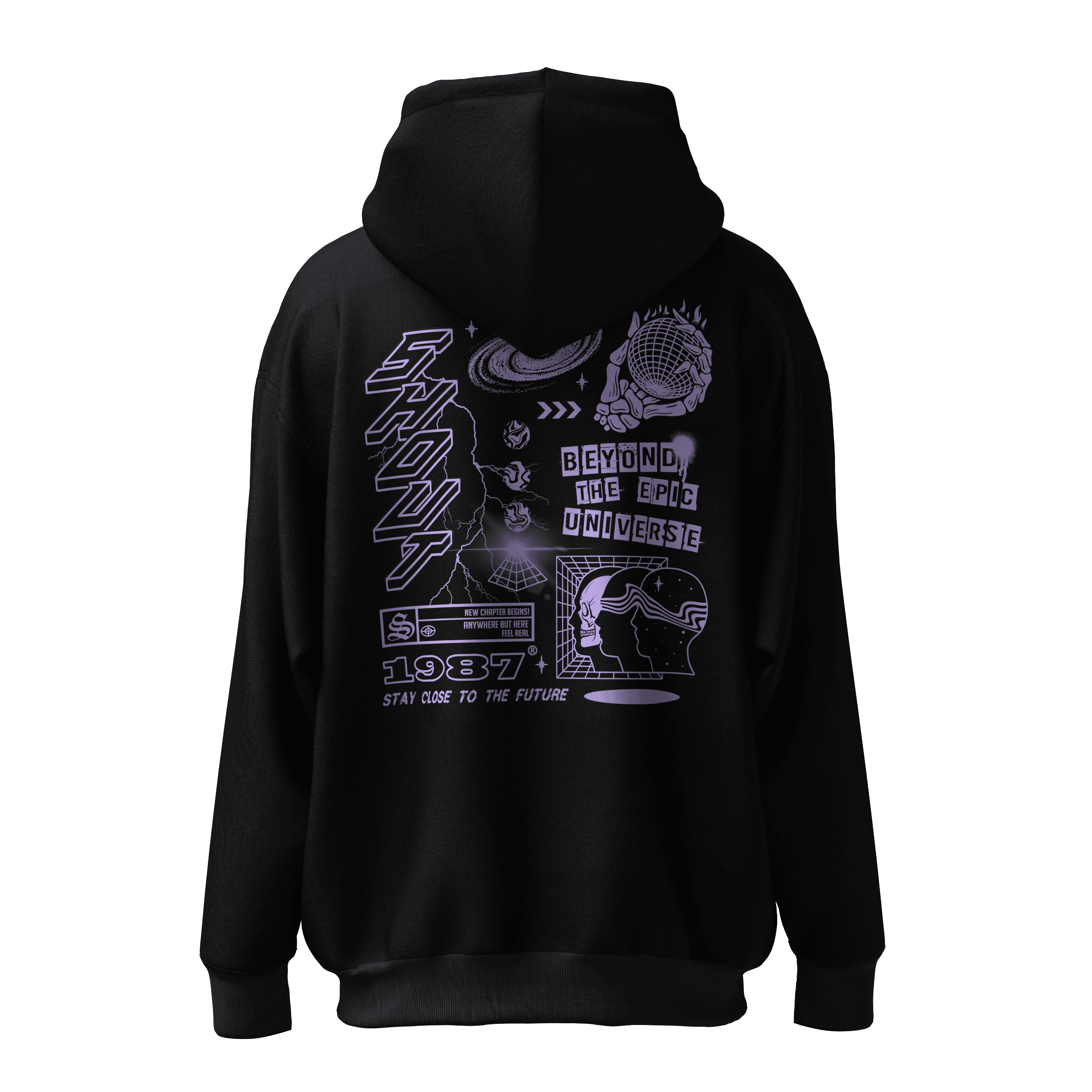 Shout Oversize Beyond The Epic Universe Unisex Zip Up Hoodie