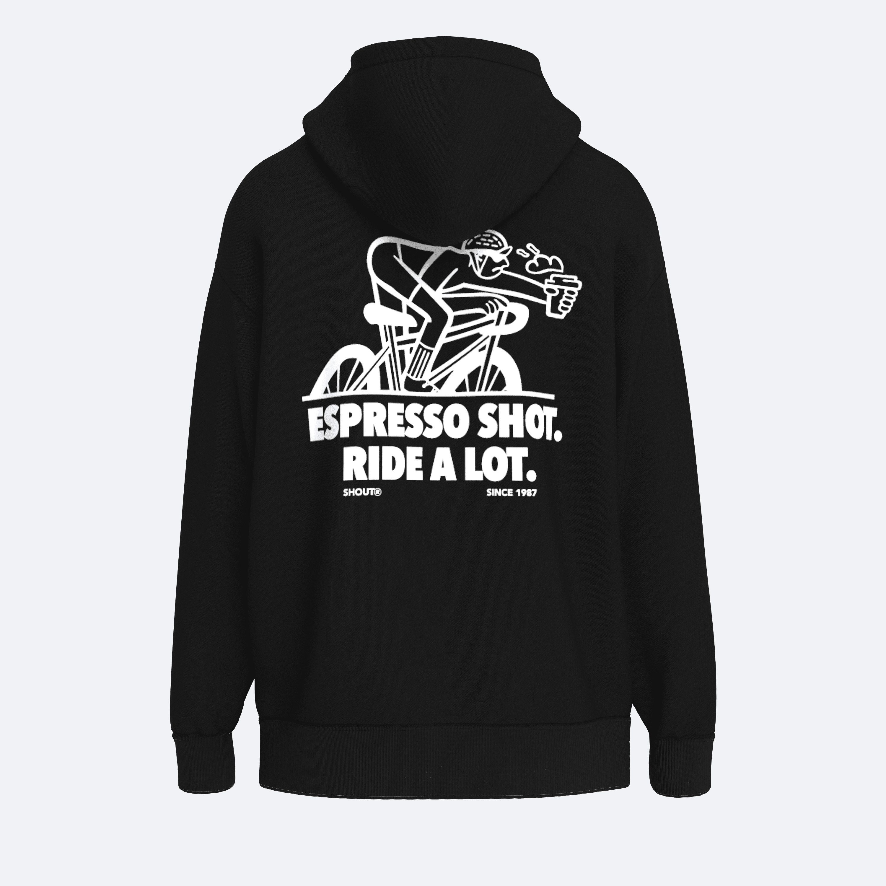 Shout Oversize Espresso Shot Unisex Hoodie