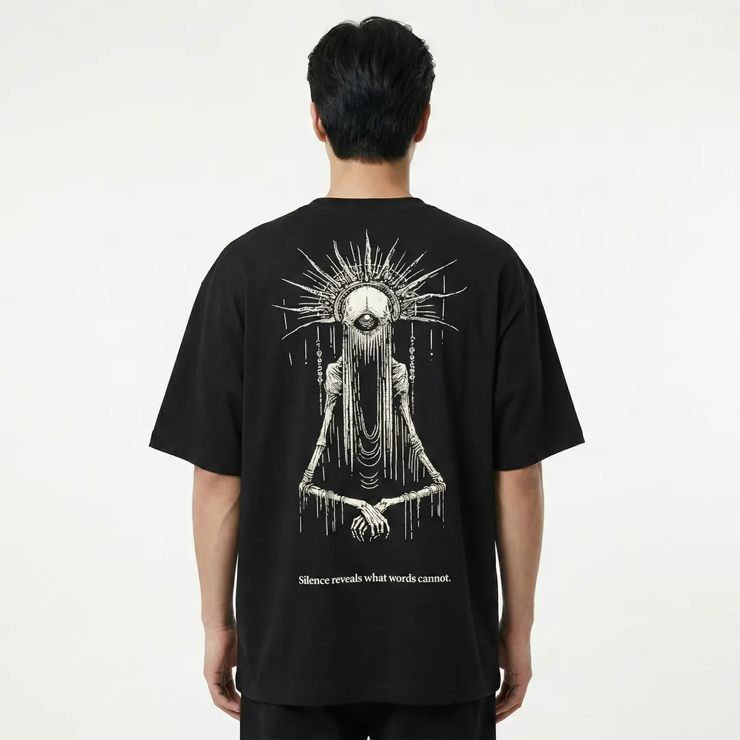 Watcher Of Silence Oversize Tişört SHOUT streetwear ürün görseli