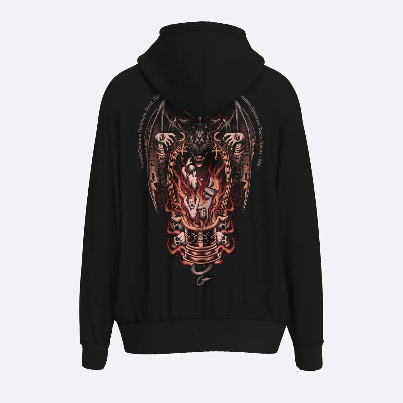 Shout Oversize Baphomet V2 Unisex Hoodie