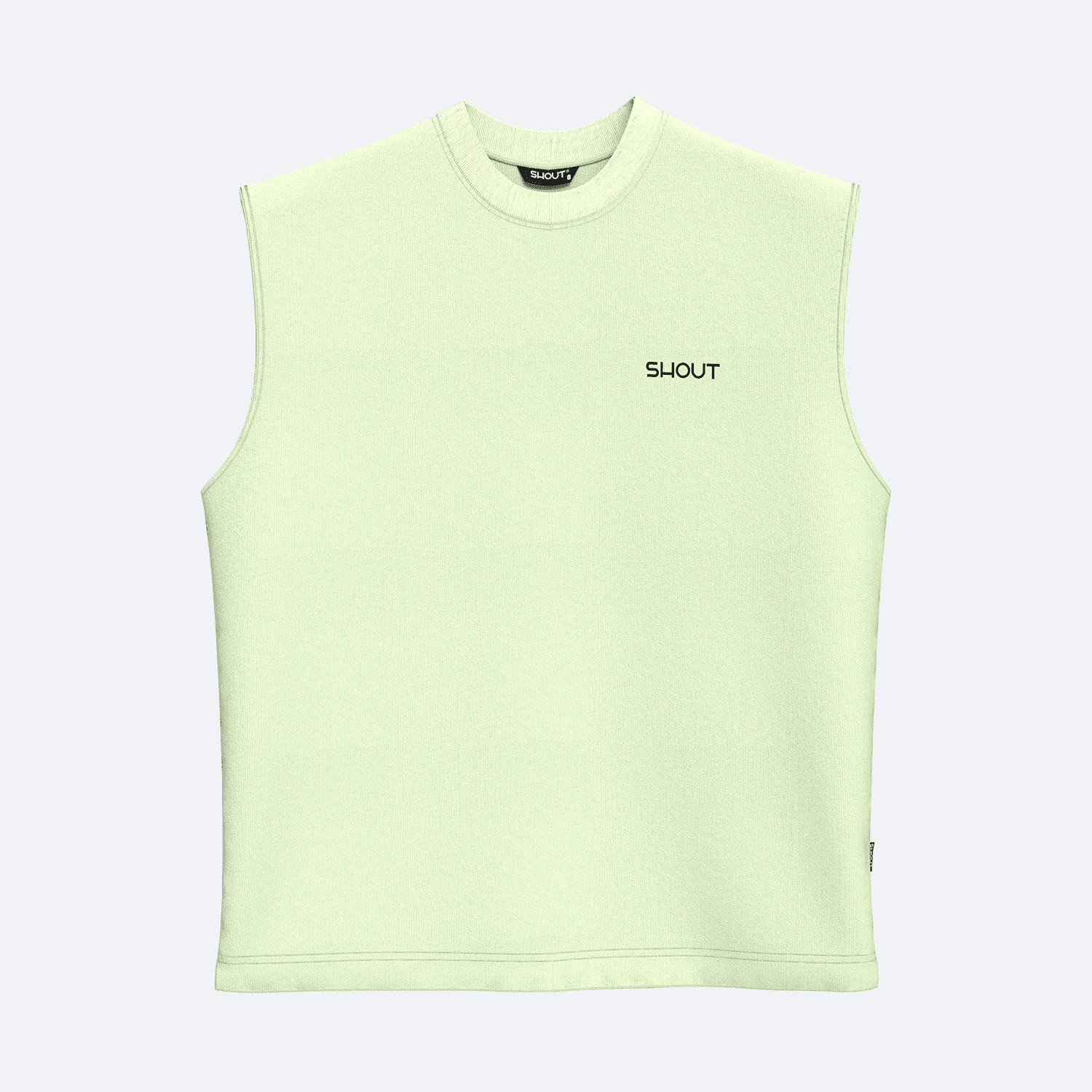 Shout Oversize Basic Kolsuz Atlet - Lime Cream