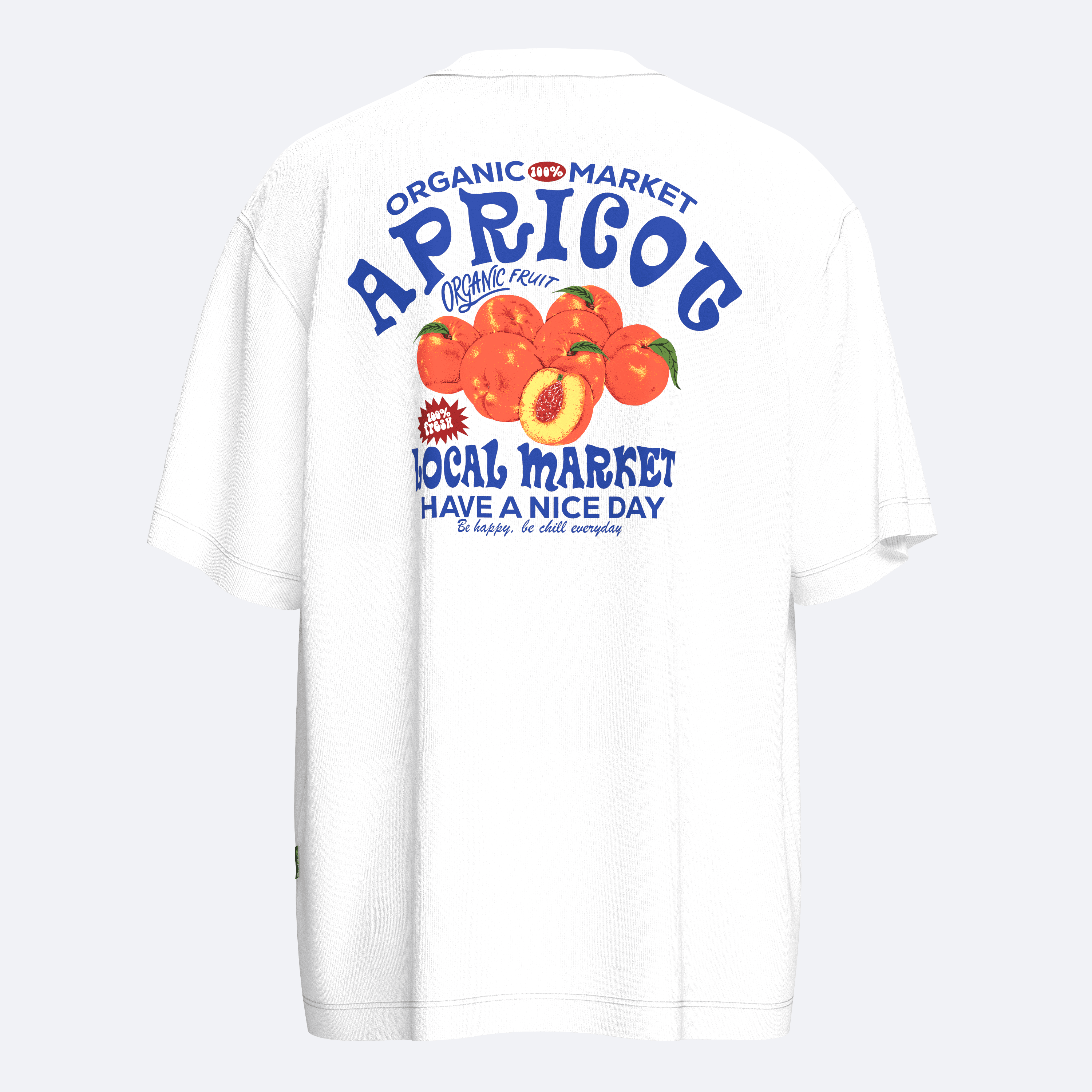 Shout Oversize Apricot Market Unisex T-Shirt