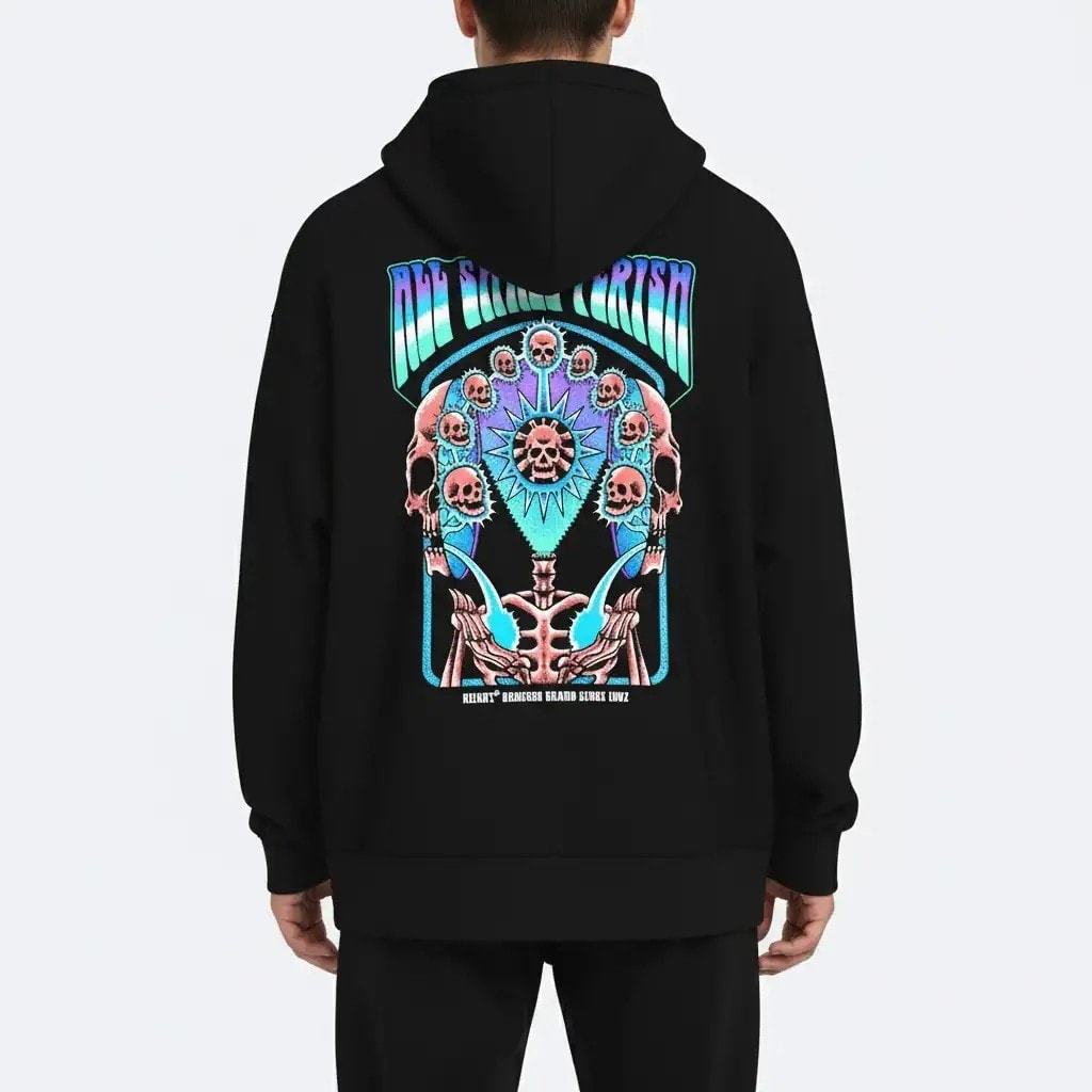 Shout All Shall Perish Oversize Unisex Hoodie