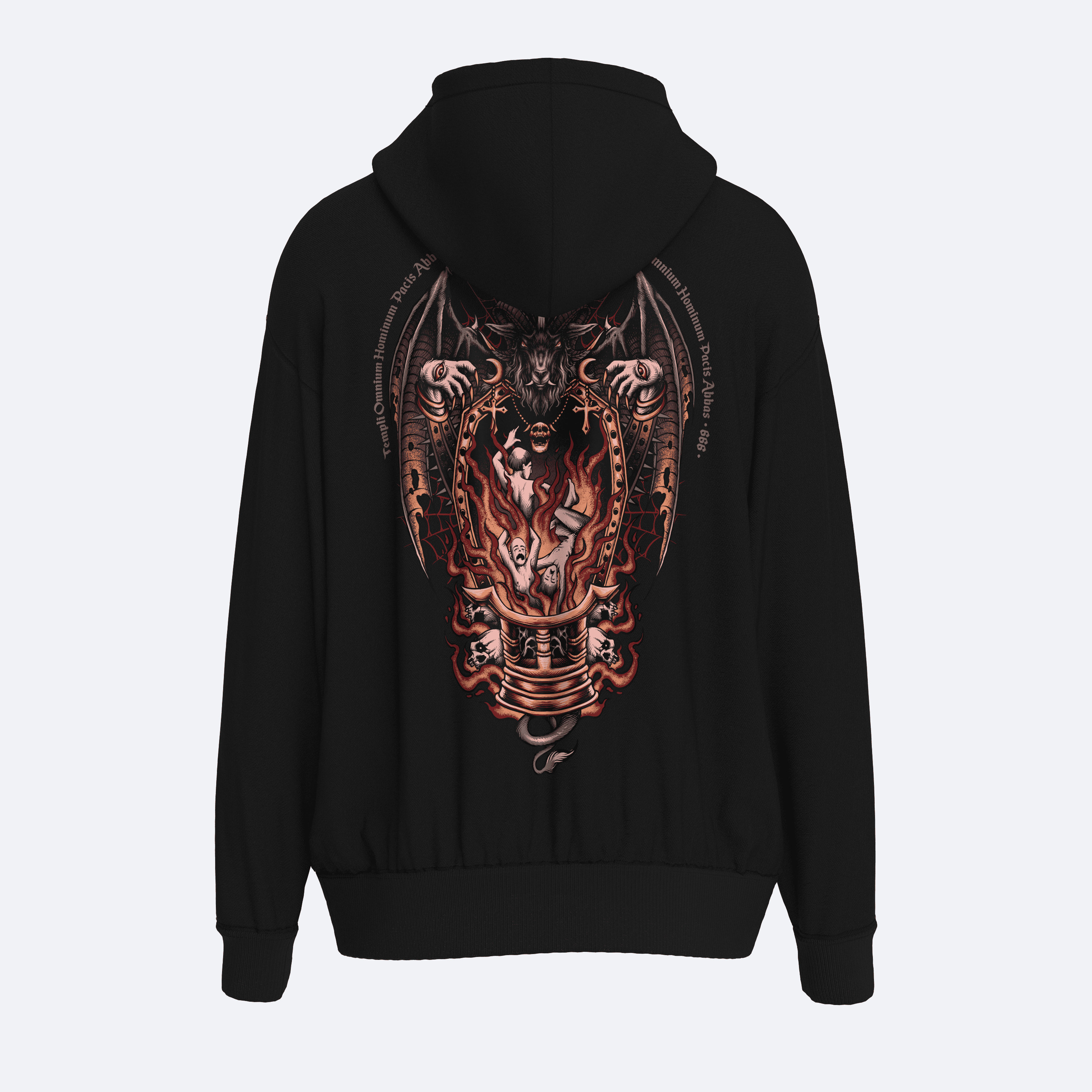 Shout Oversize Baphomet V2 Unisex Hoodie