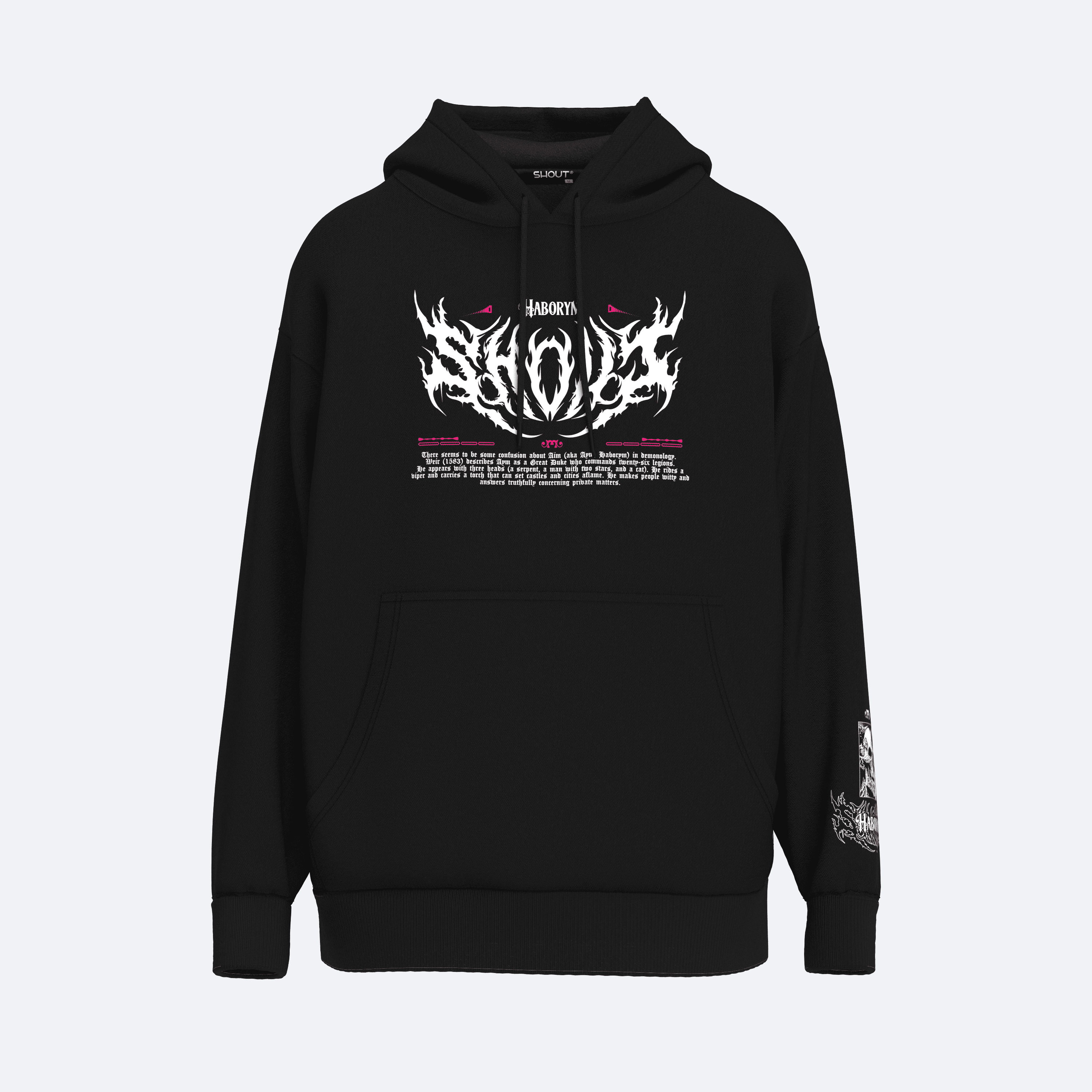 Shout Oversize Haborym Unisex Hoodie