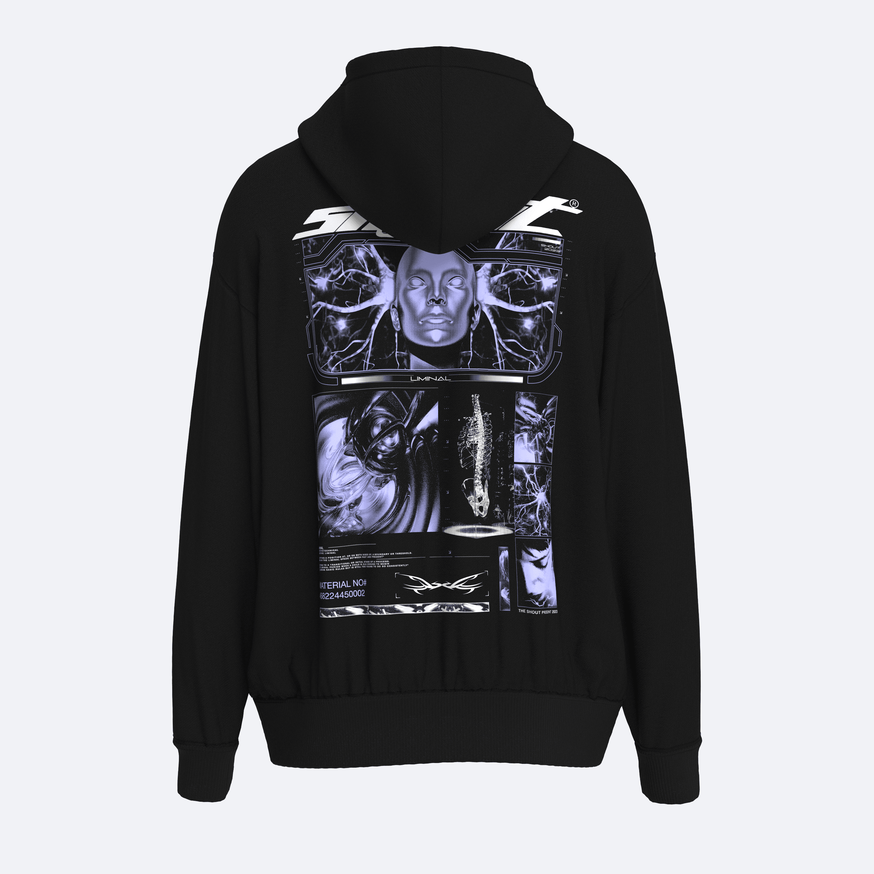 Shout Oversize Liminal Space Unisex Hoodie