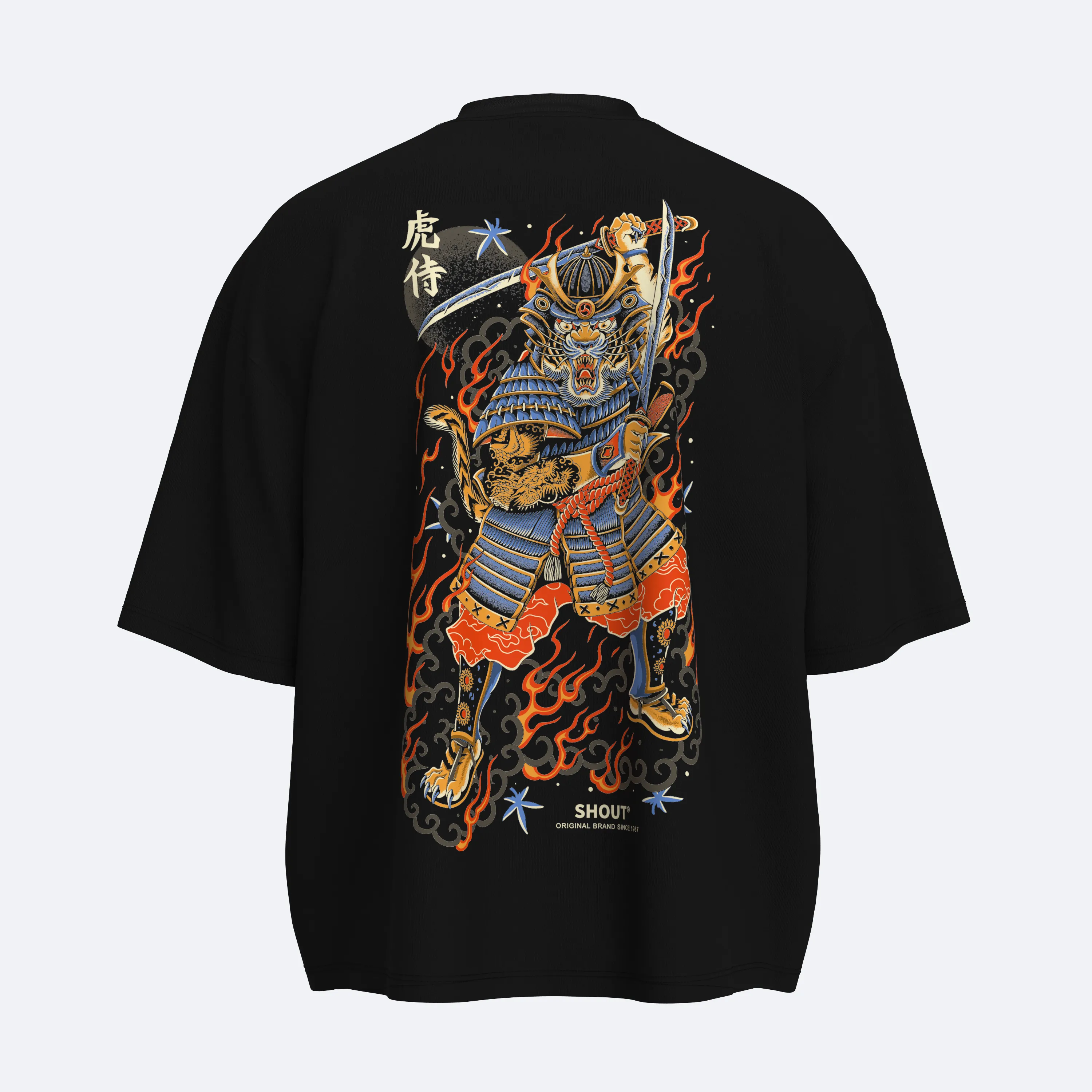 Shout Tiger Ronin Boxy Fit Oversize Tişört