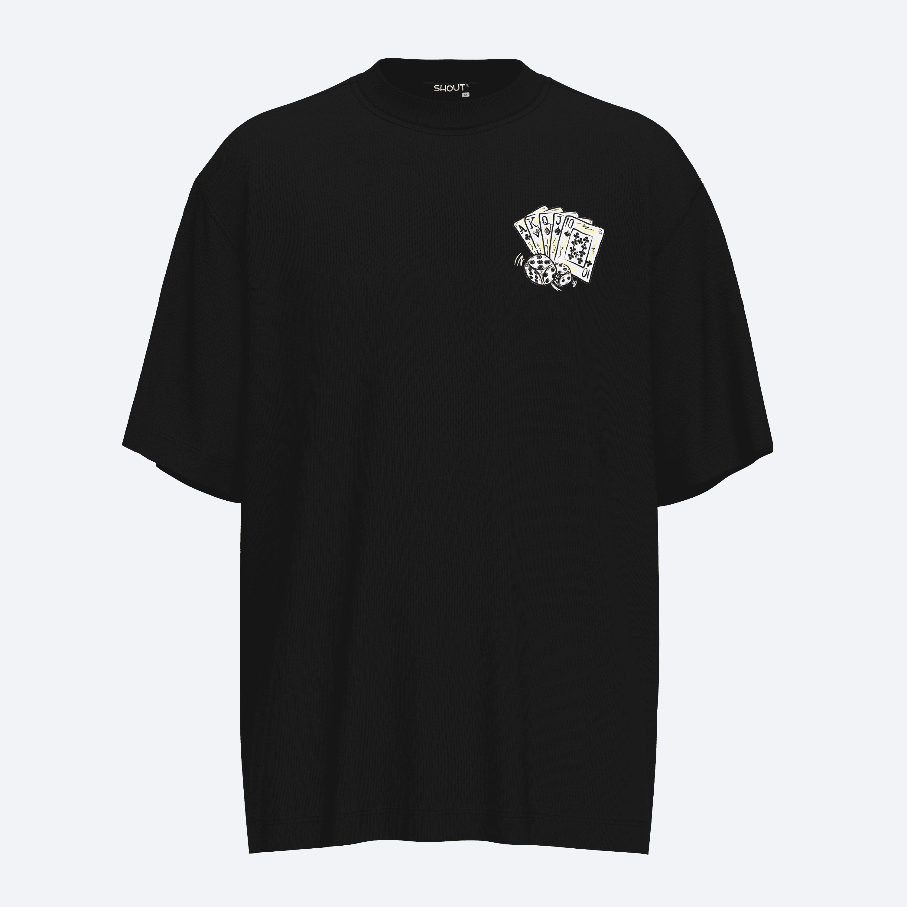  Shout Oversize Poker Straight Unisex T-shirt