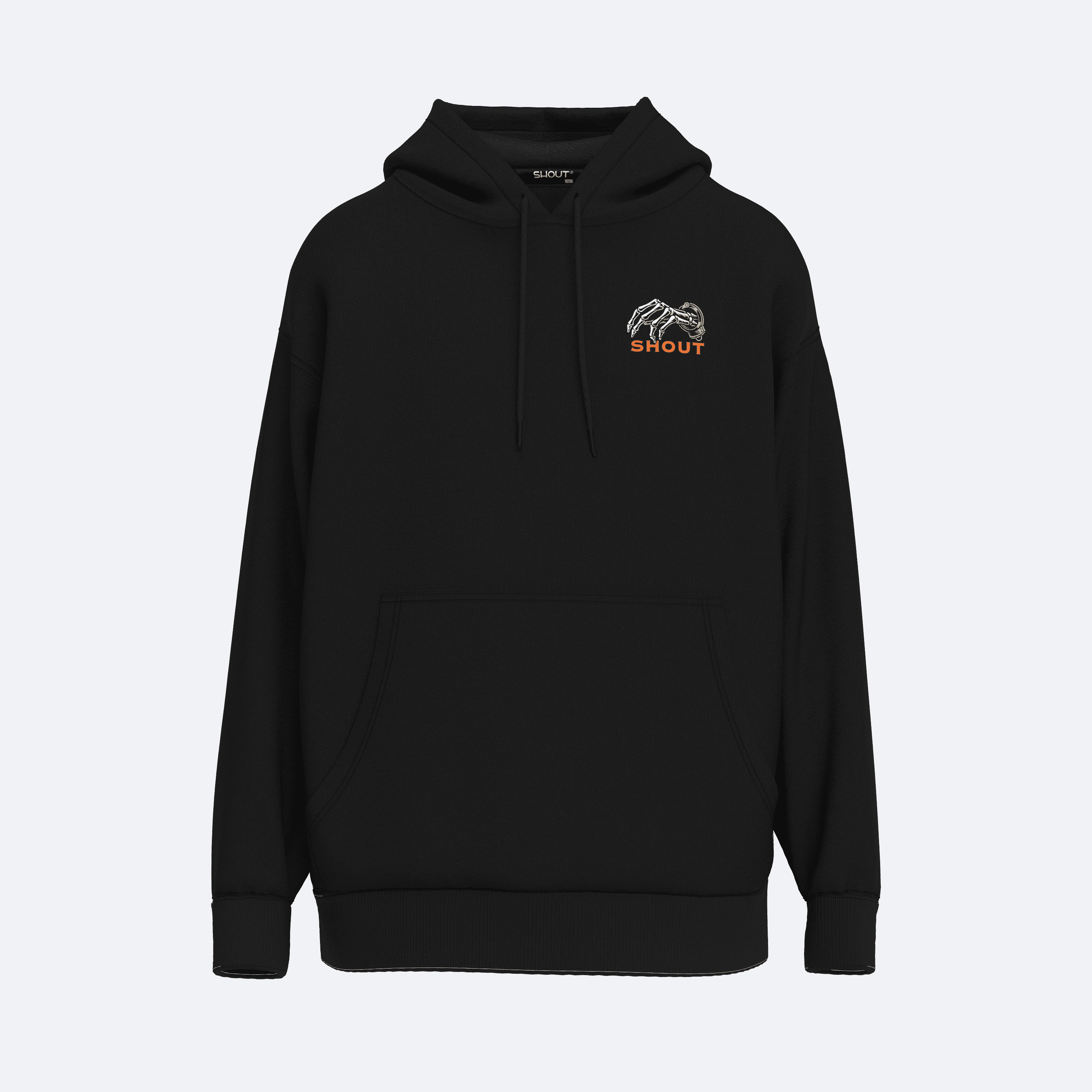 Oversize Shout Deal With a Demon Unisex Hoodie
